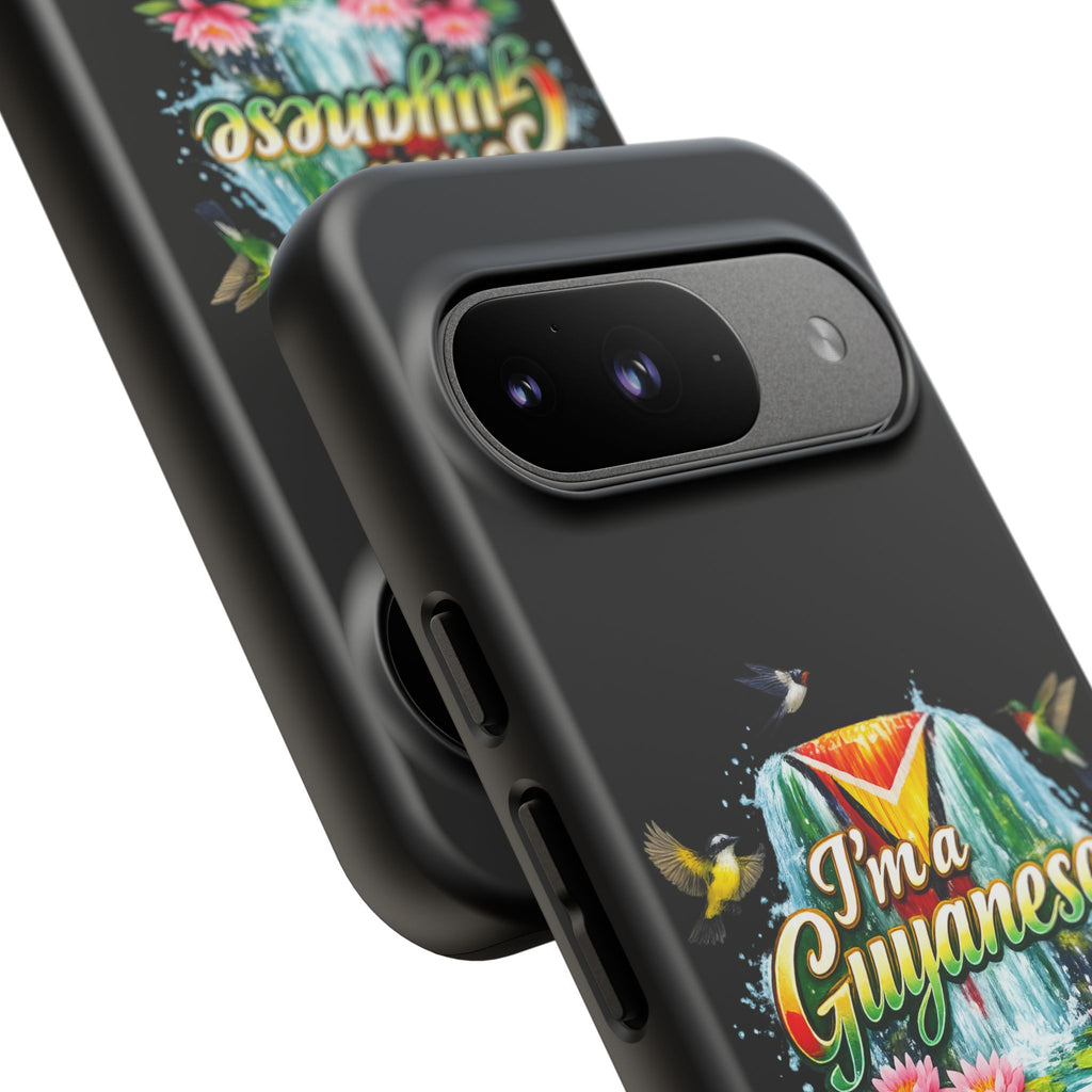 I'm a Guyanese Tough Phone Case — Tropical Waterfall Design, Guyana Pride Gift