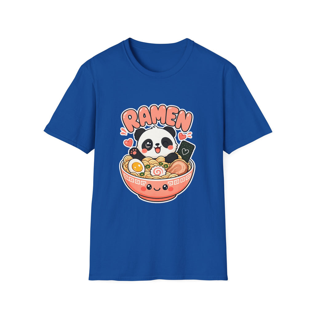 Cute Panda Ramen T-Shirt — Kawaii Ramen Bowl Graphic Tee