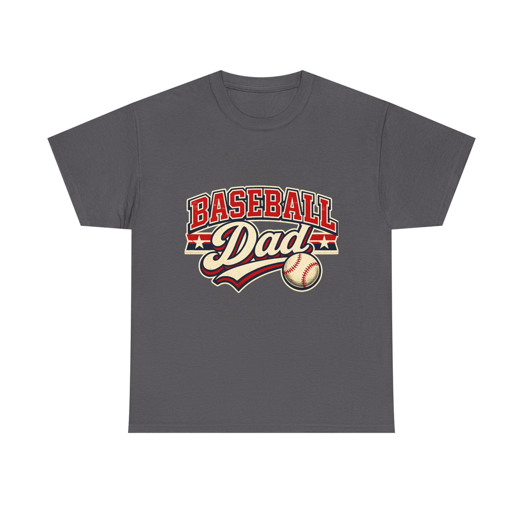Baseball Dad T-Shirt — Vintage Baseball Dad Tee for Fathers, Father’s Day Gift