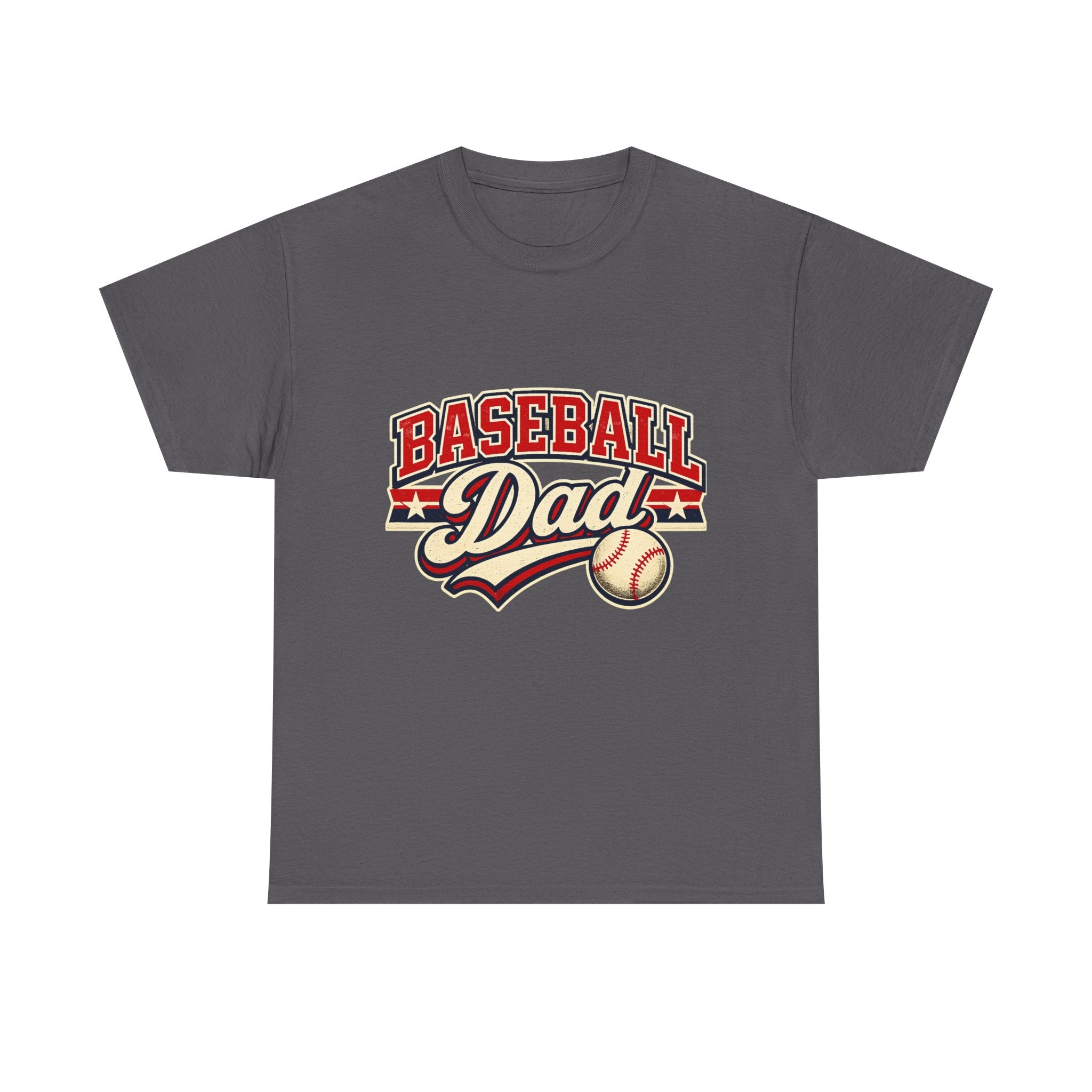 Baseball Dad T-Shirt — Vintage Baseball Dad Tee for Fathers, Father’s Day Gift