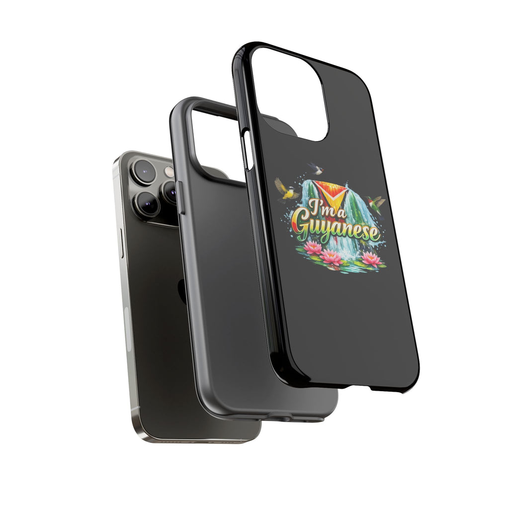 I'm a Guyanese Tough Phone Case — Tropical Waterfall Design, Guyana Pride Gift
