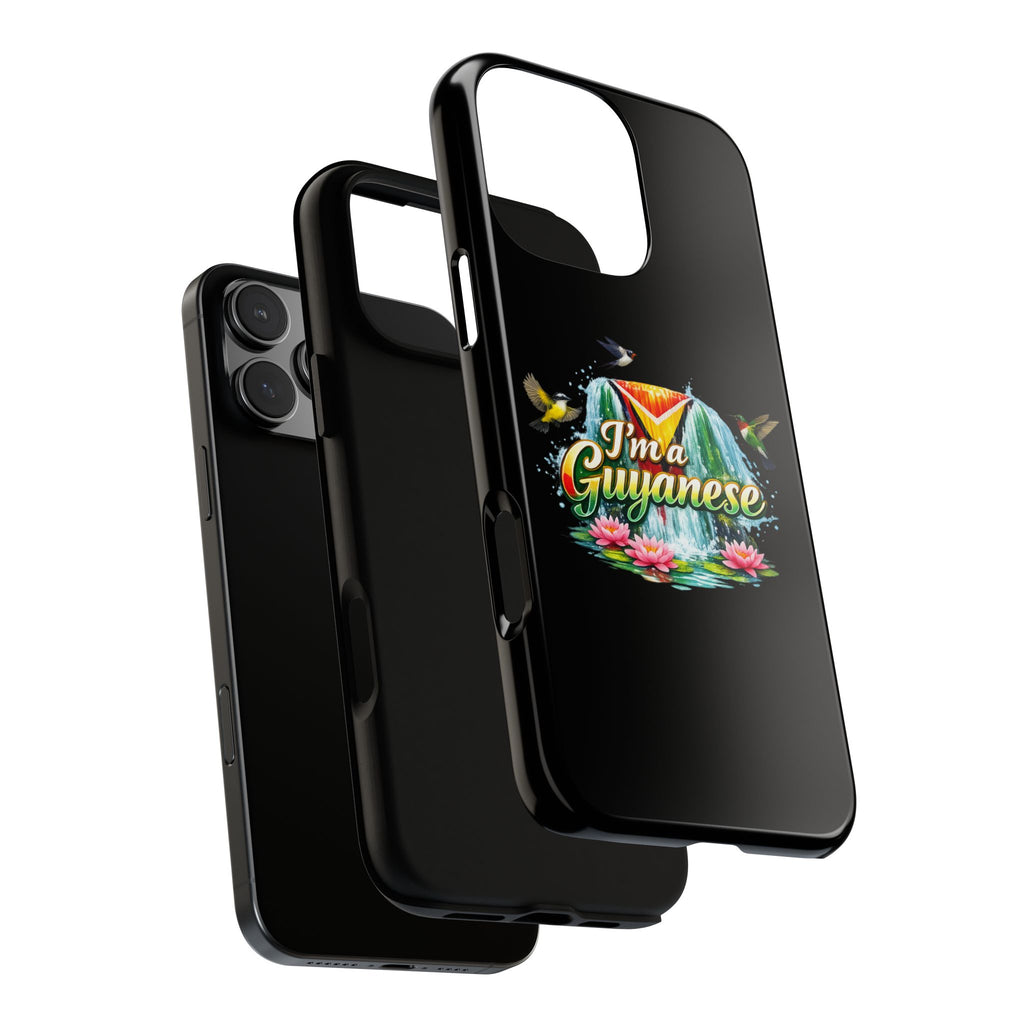 I'm a Guyanese Tough Phone Case — Tropical Waterfall Design, Guyana Pride Gift