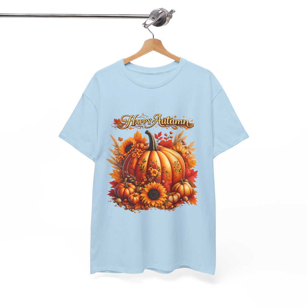 Autumn Pumpkin Tee – "Happy Autumn" Fall Harvest T-Shirt