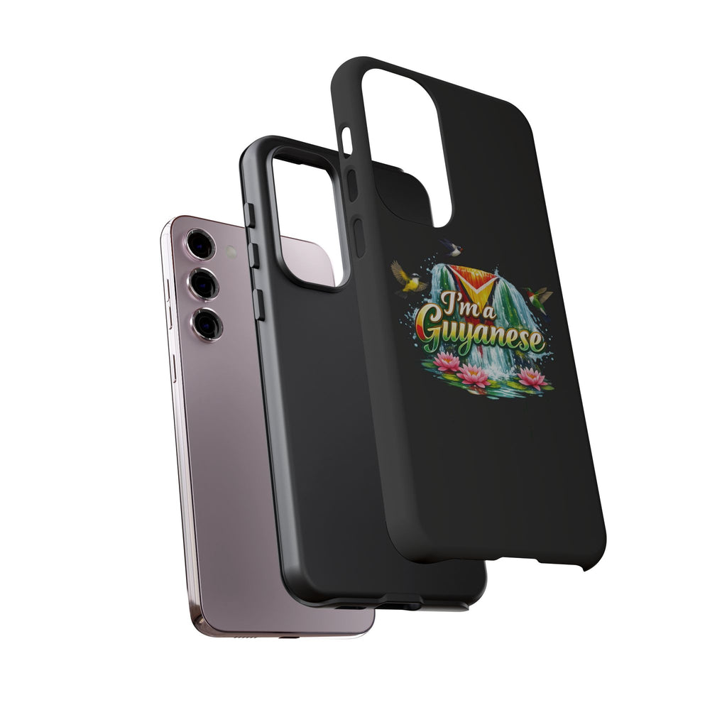I'm a Guyanese Tough Phone Case — Tropical Waterfall Design, Guyana Pride Gift