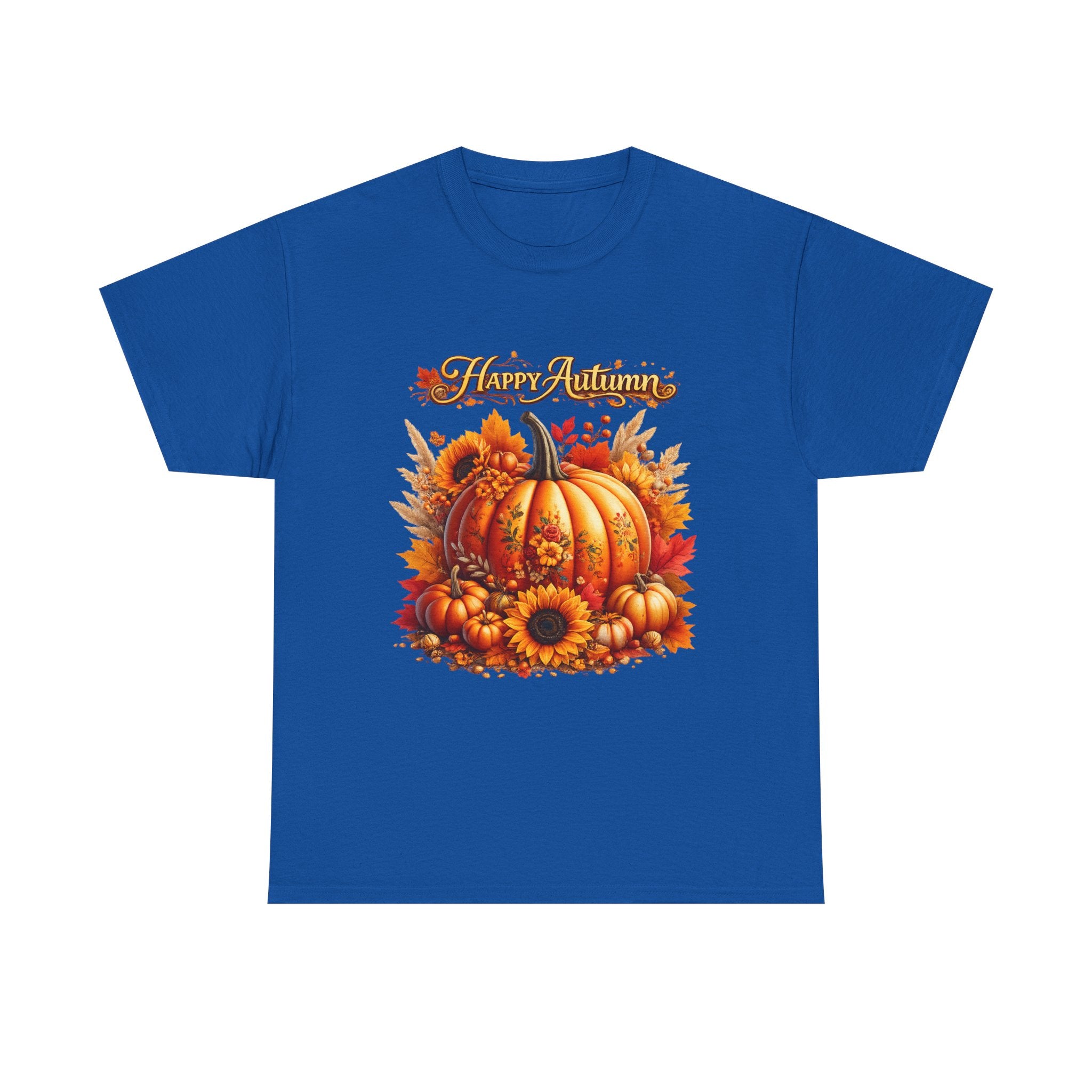 Autumn Pumpkin Tee – "Happy Autumn" Fall Harvest T-Shirt