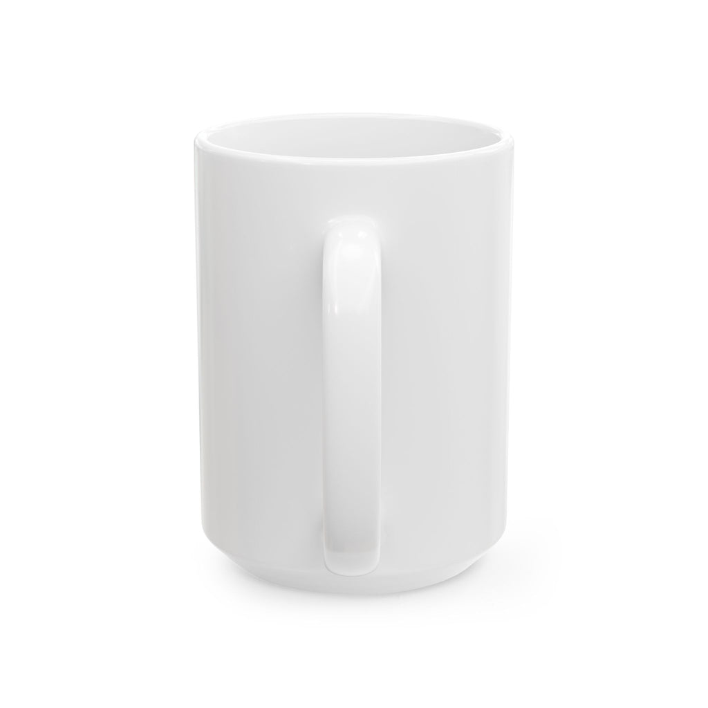 Merry Christmas Ceramic Mug (11oz & 15oz) — Festive Santa Hat Holiday Coffee Cup
