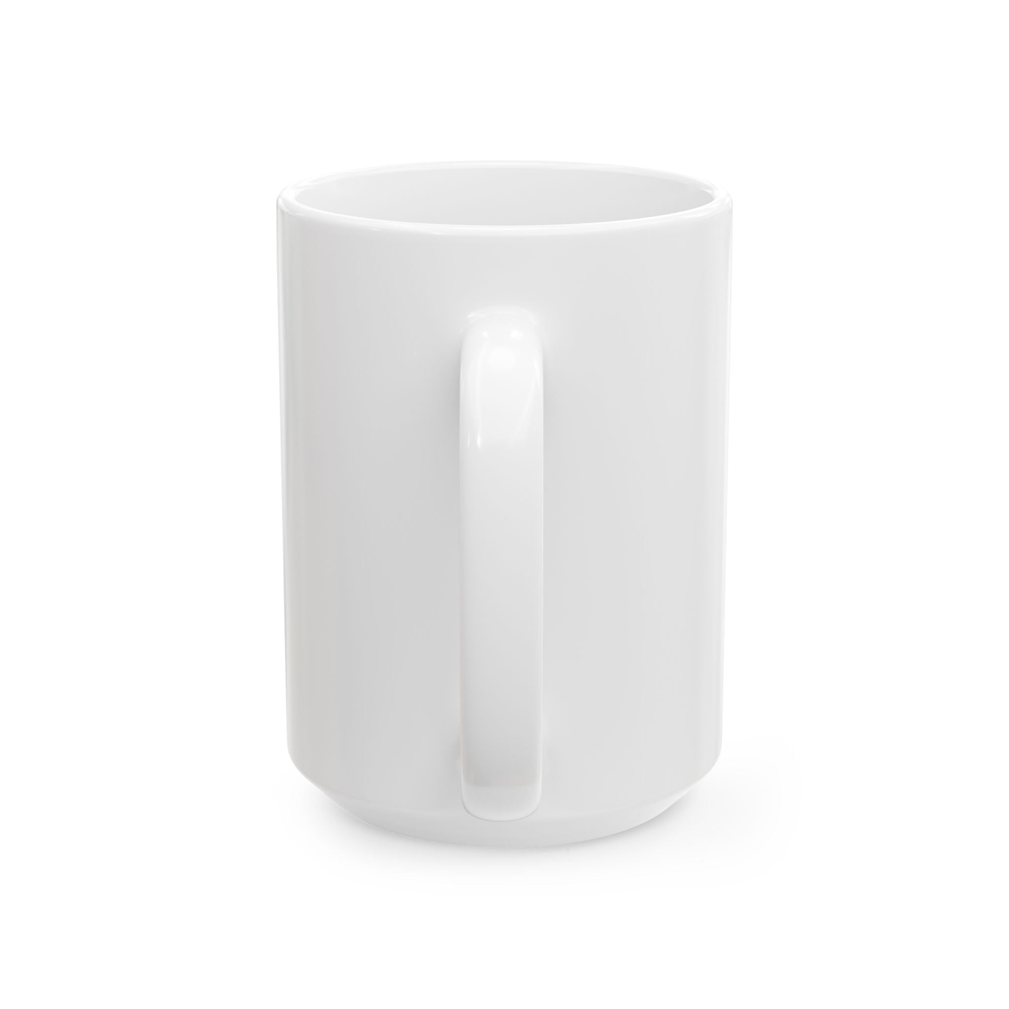 Merry Christmas Ceramic Mug (11oz & 15oz) — Festive Santa Hat Holiday Coffee Cup