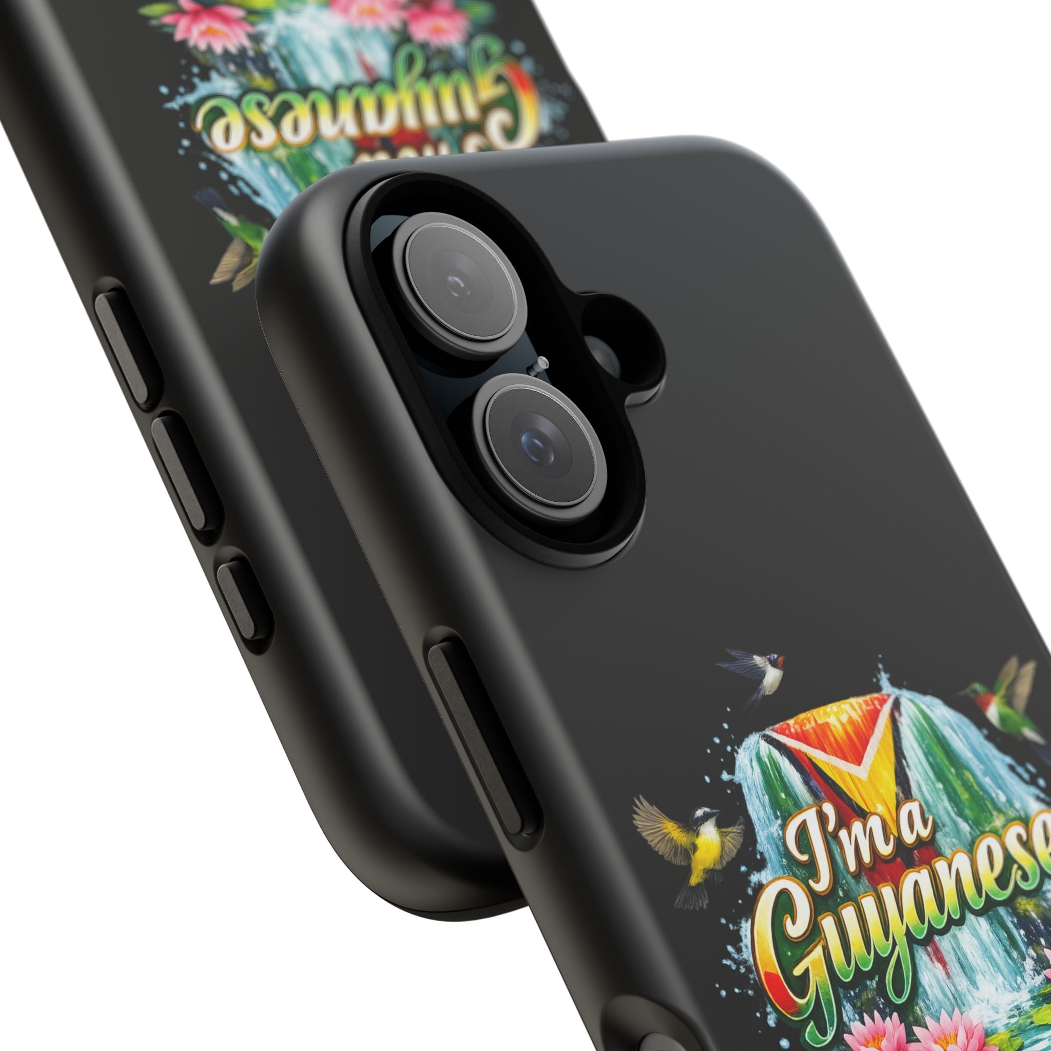 I'm a Guyanese Tough Phone Case — Tropical Waterfall Design, Guyana Pride Gift