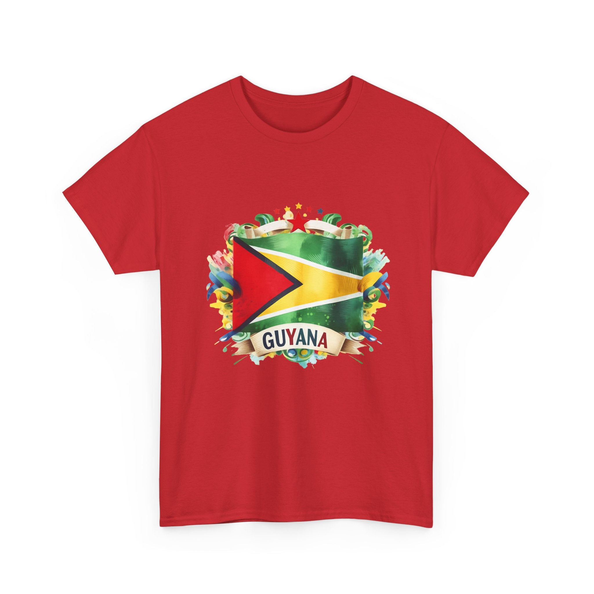 Guyana Day t-shirts  - GuyanaFlag T-Shirt - Vibrant Guyanese Pride Tee