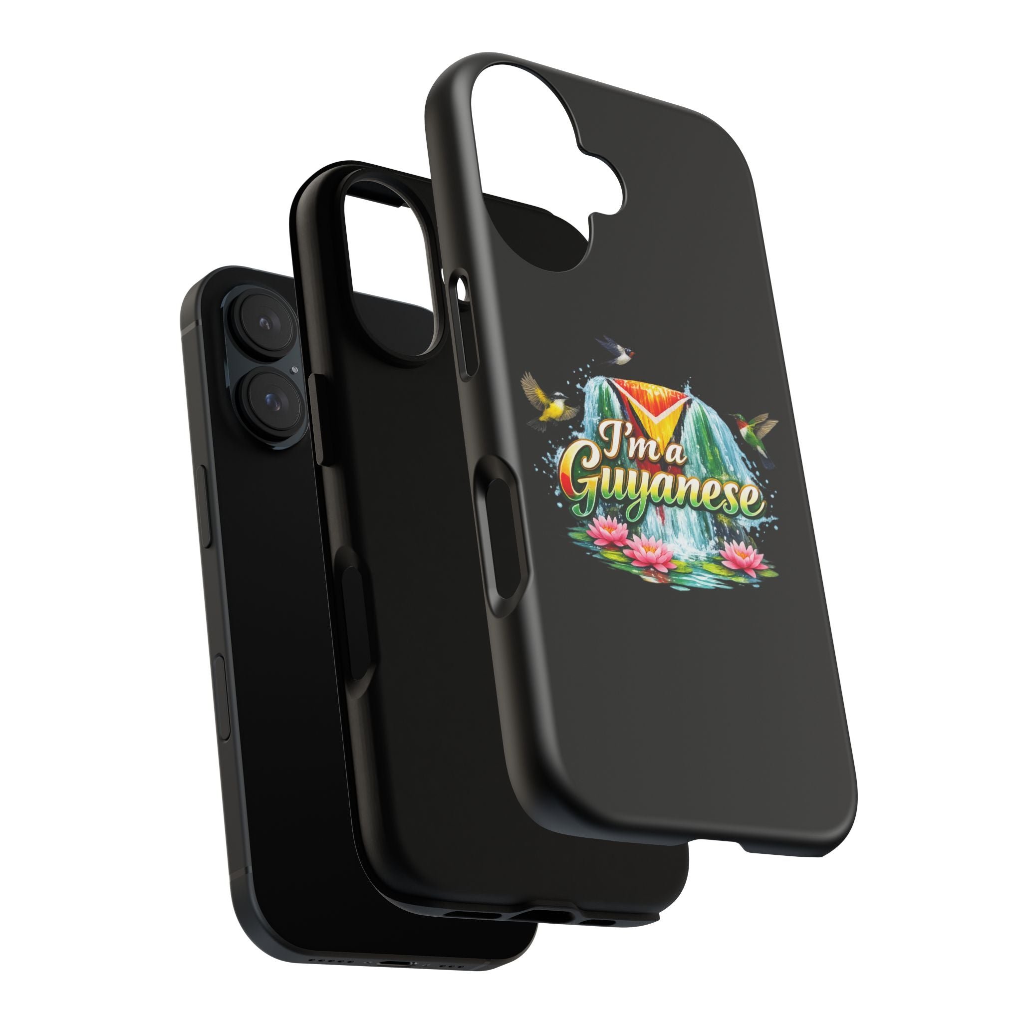 I'm a Guyanese Tough Phone Case — Tropical Waterfall Design, Guyana Pride Gift