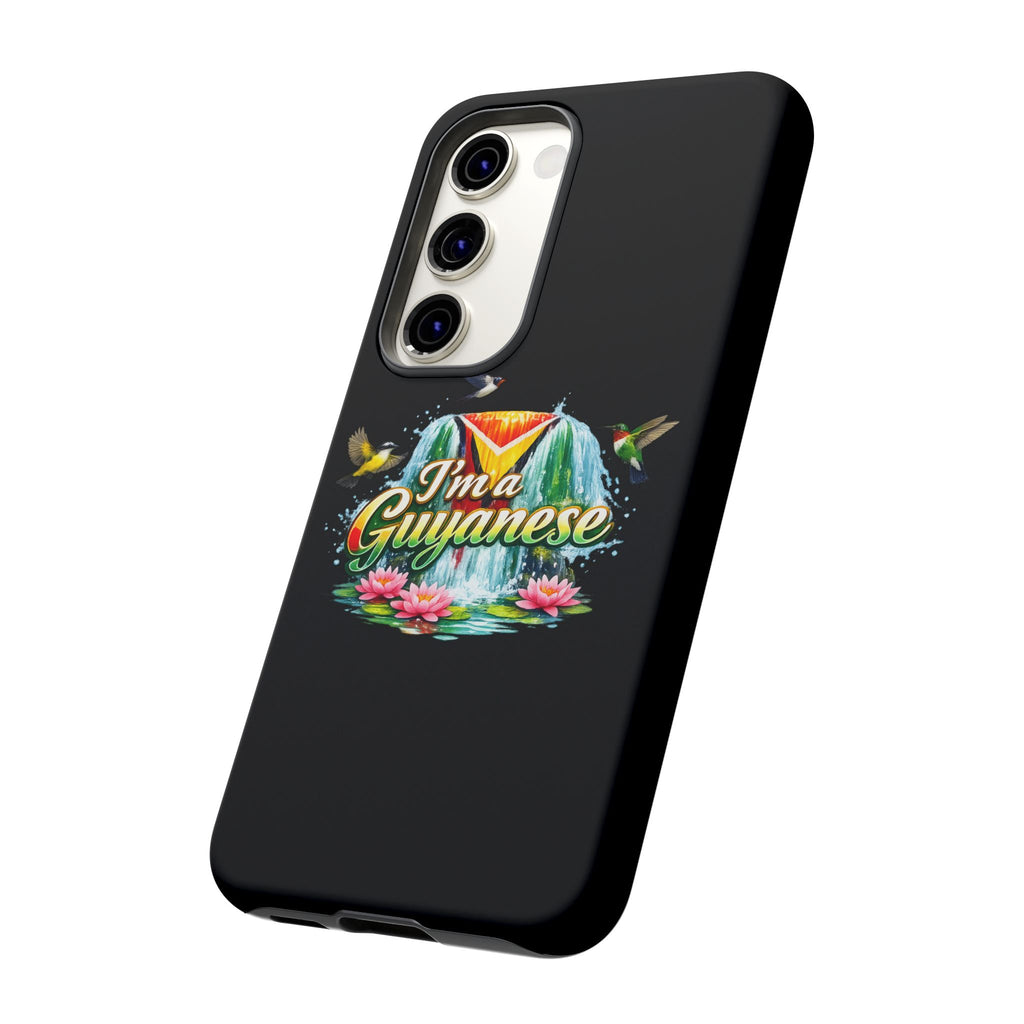 I'm a Guyanese Tough Phone Case — Tropical Waterfall Design, Guyana Pride Gift