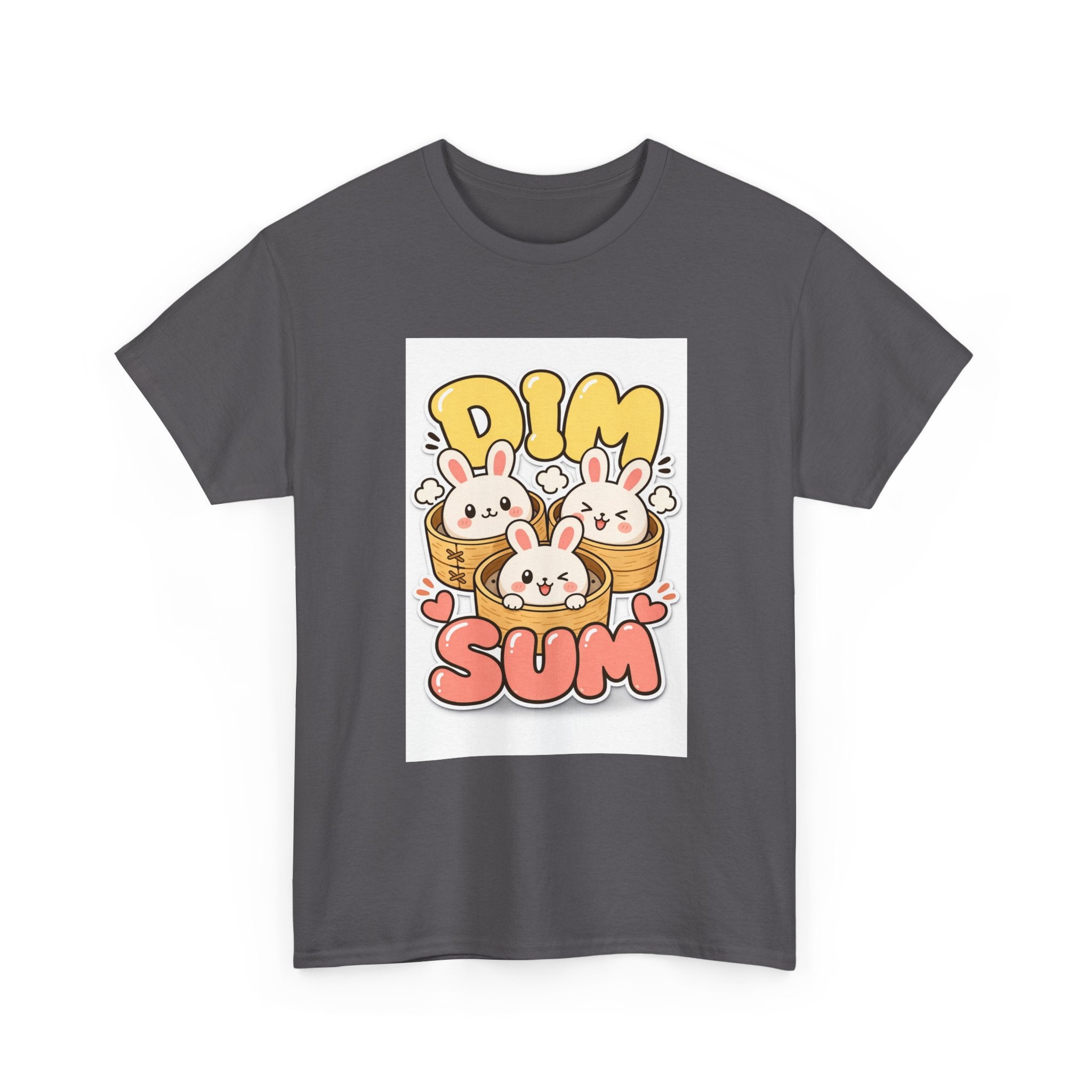 Dim Sum Bunny Tee — Cute Kawaii Dumpling Graphic T-Shirt