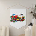 I Love Guyana Pennant — Guyana Flag Heart Travel Souvenir Wall Banner