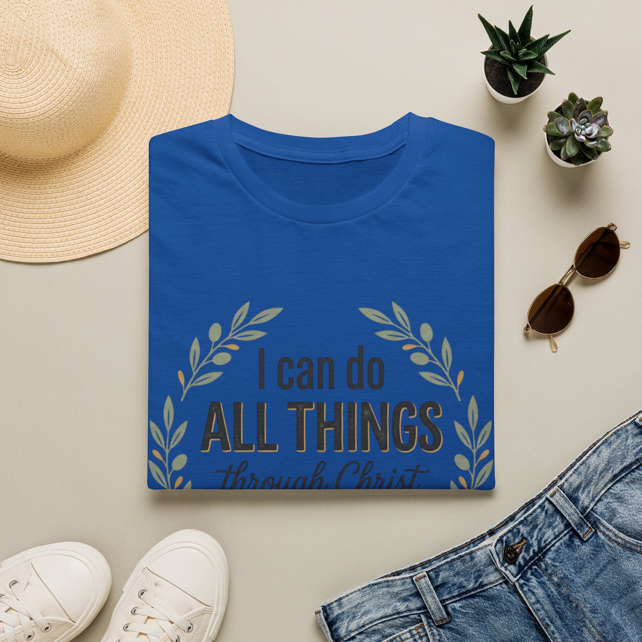Bible Verses Inspired Tee Shirt — Inspirational Faith Tee with Scripture Text