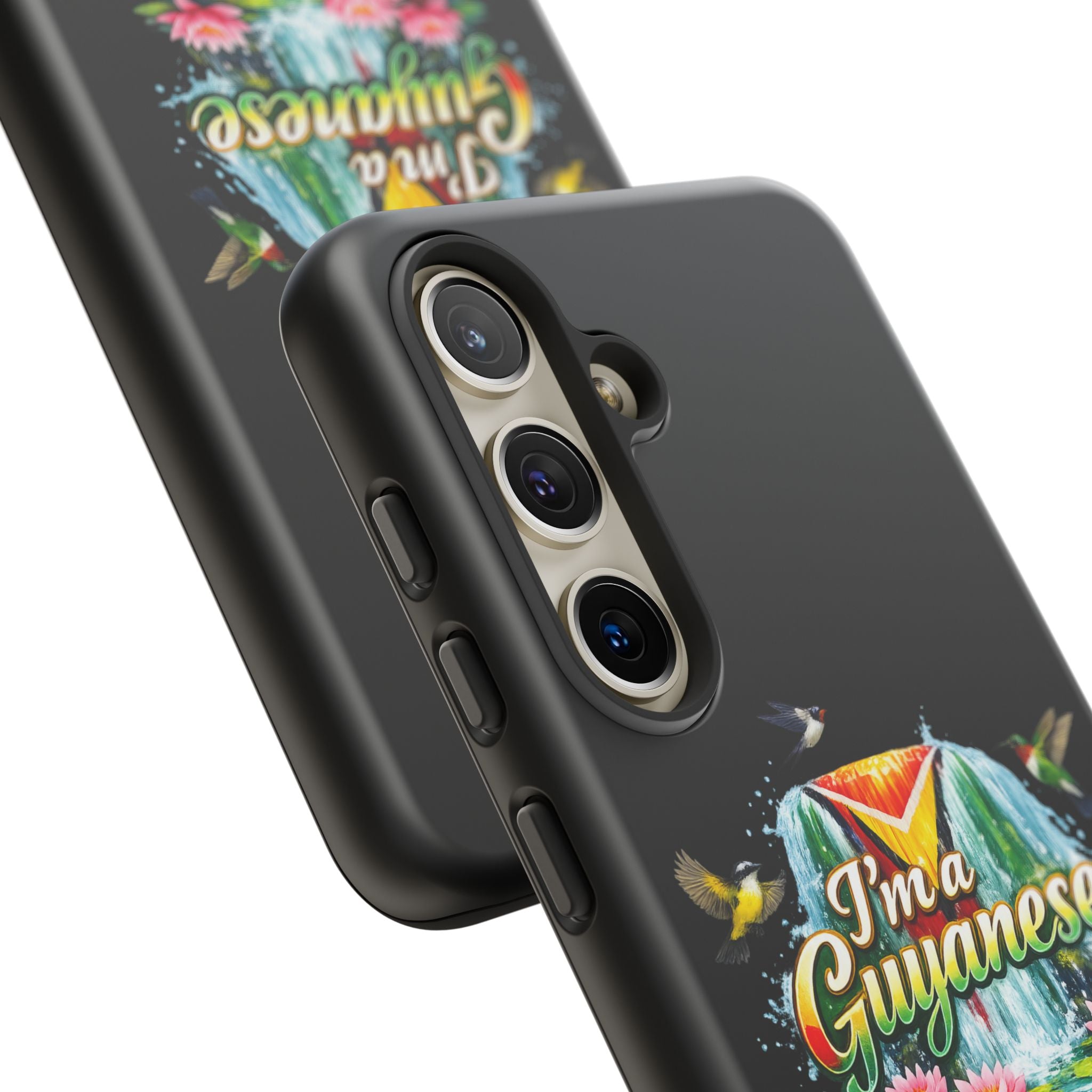 I'm a Guyanese Tough Phone Case — Tropical Waterfall Design, Guyana Pride Gift