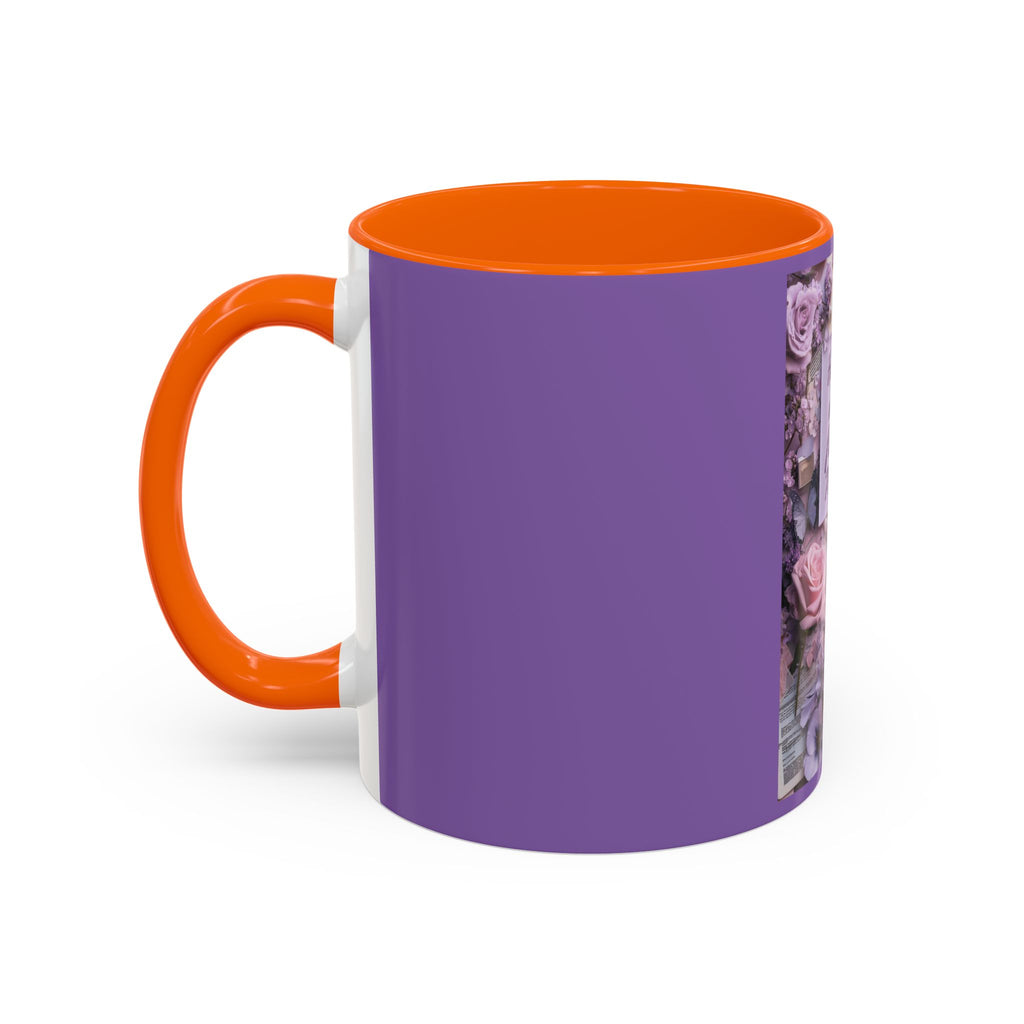 Coffee Mug — Floral Psalm Accent Mug (11/15 oz)