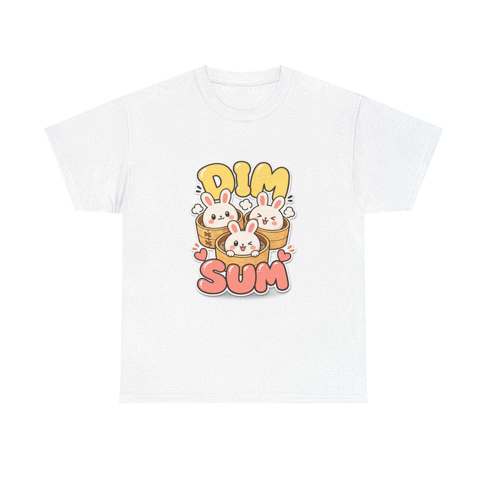 Dim Sum Bunny Tee — Cute Kawaii Dumpling Graphic T-Shirt
