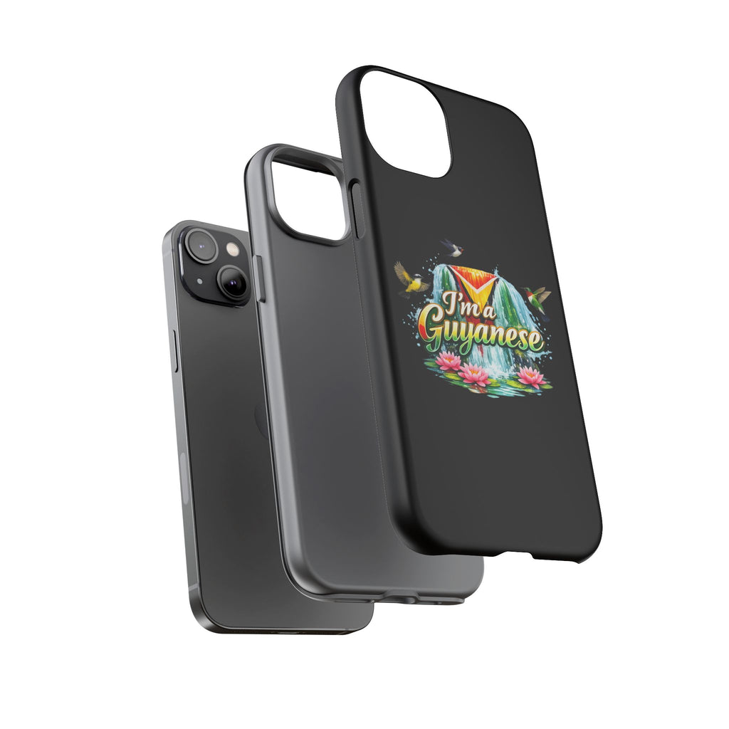 I'm a Guyanese Tough Phone Case — Tropical Waterfall Design, Guyana Pride Gift