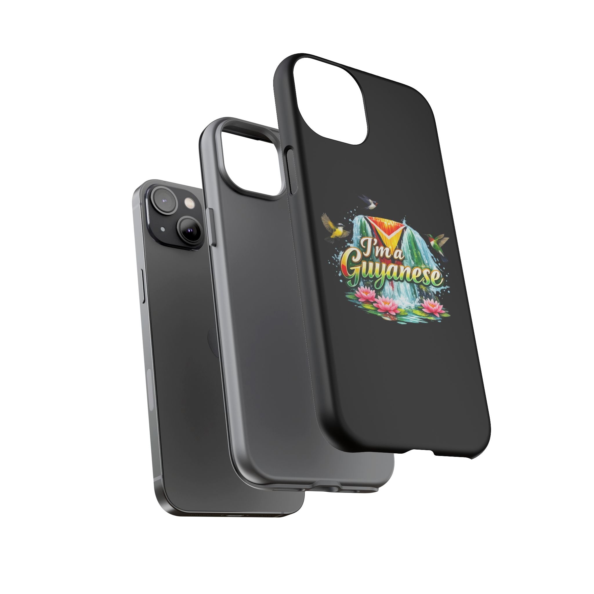 I'm a Guyanese Tough Phone Case — Tropical Waterfall Design, Guyana Pride Gift