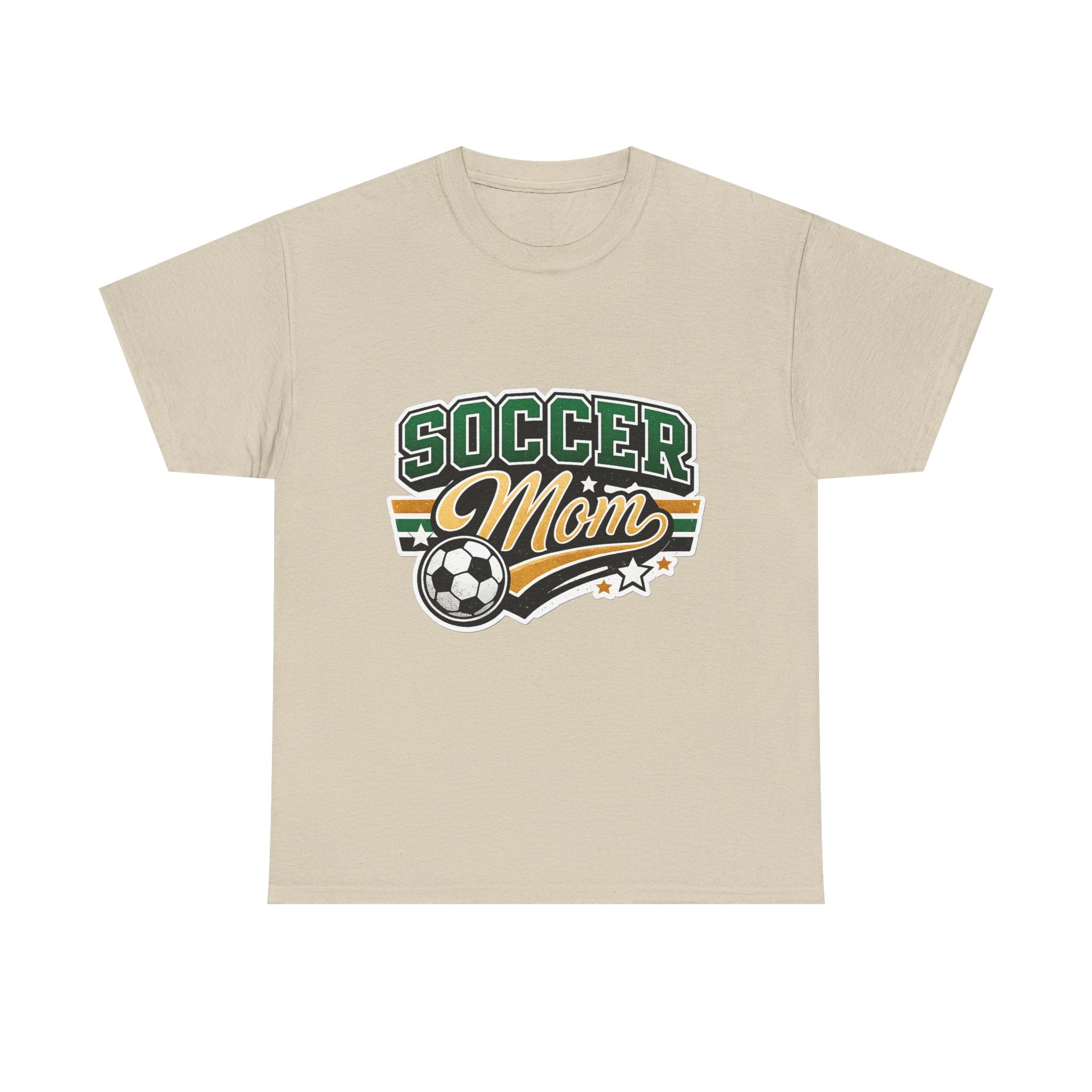 Soccer Mom T-Shirt — Retro Soccer Ball Graphic Tee for Moms, Team Support & Game Day