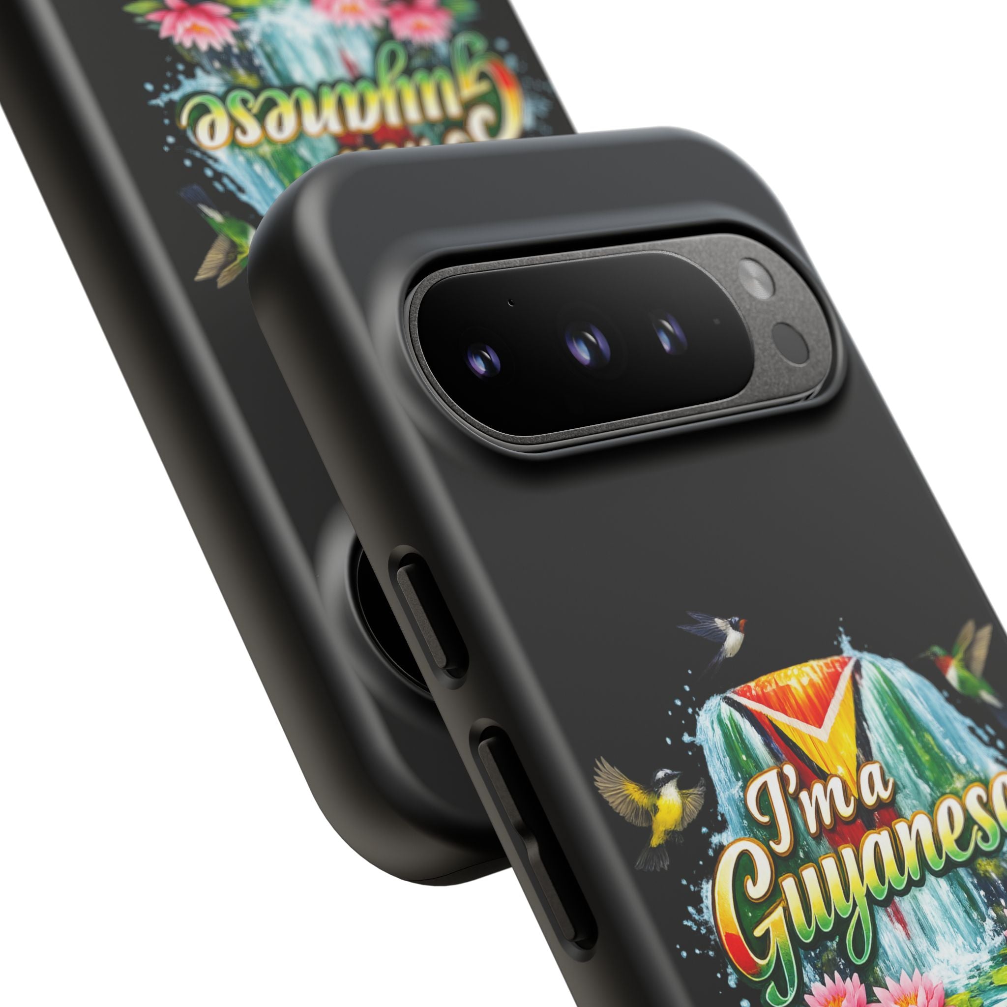 I'm a Guyanese Tough Phone Case — Tropical Waterfall Design, Guyana Pride Gift