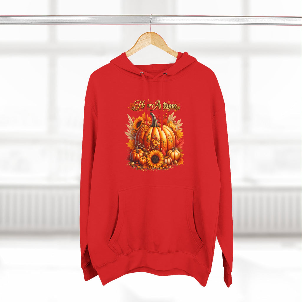 Autumn  - Fall Pumpkin Hoodie - Harvest Sunflower Fall Sweatshirt