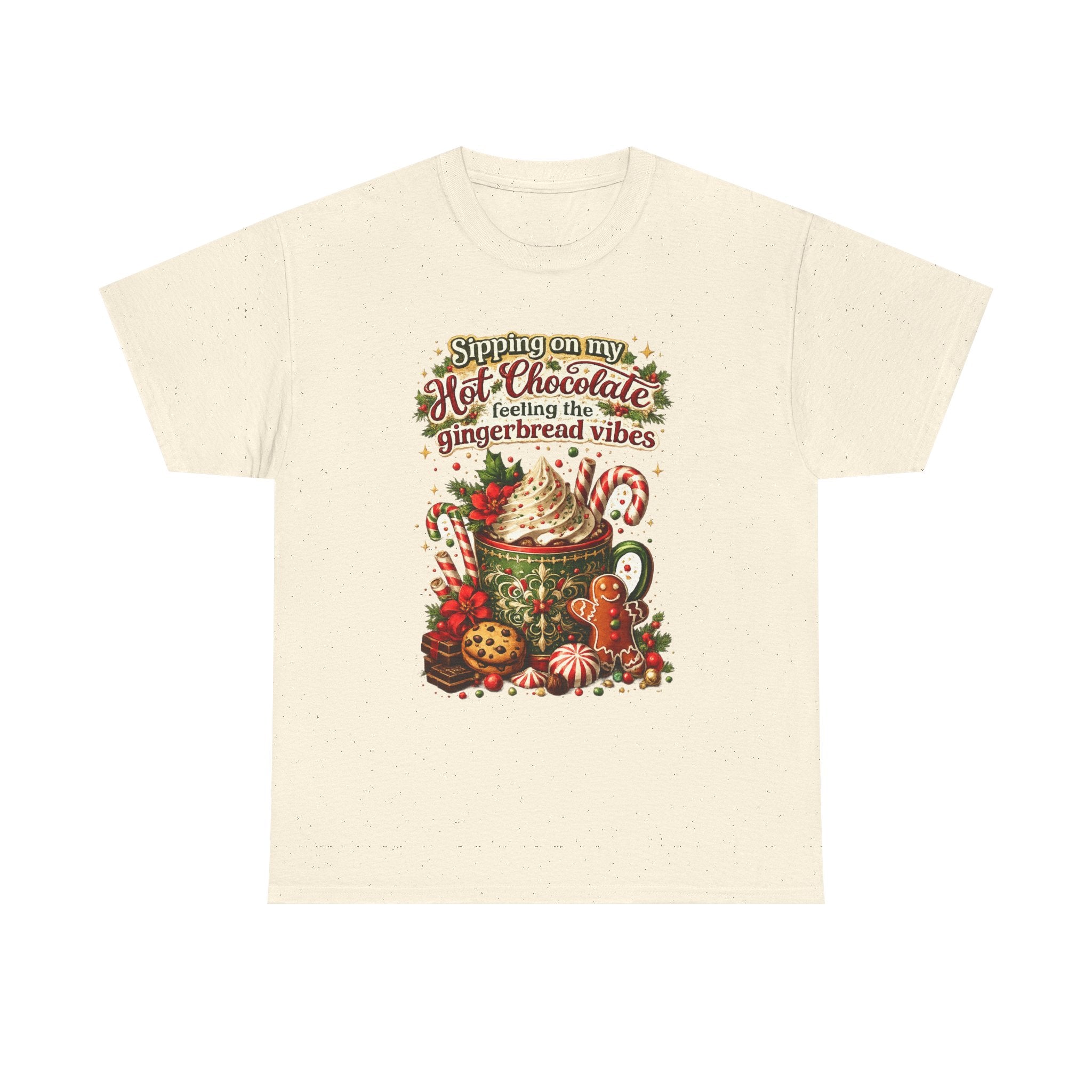 Hot Chocolate & Gingerbread Holiday T-Shirt