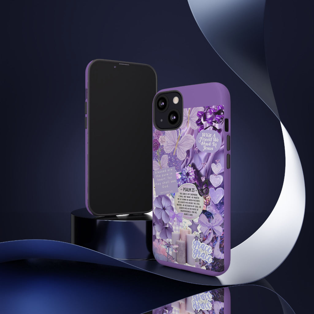Bible Verse phone case - His Love Never Fails Psalm Phone Case — Floral Christian Scripture iPhone Cover