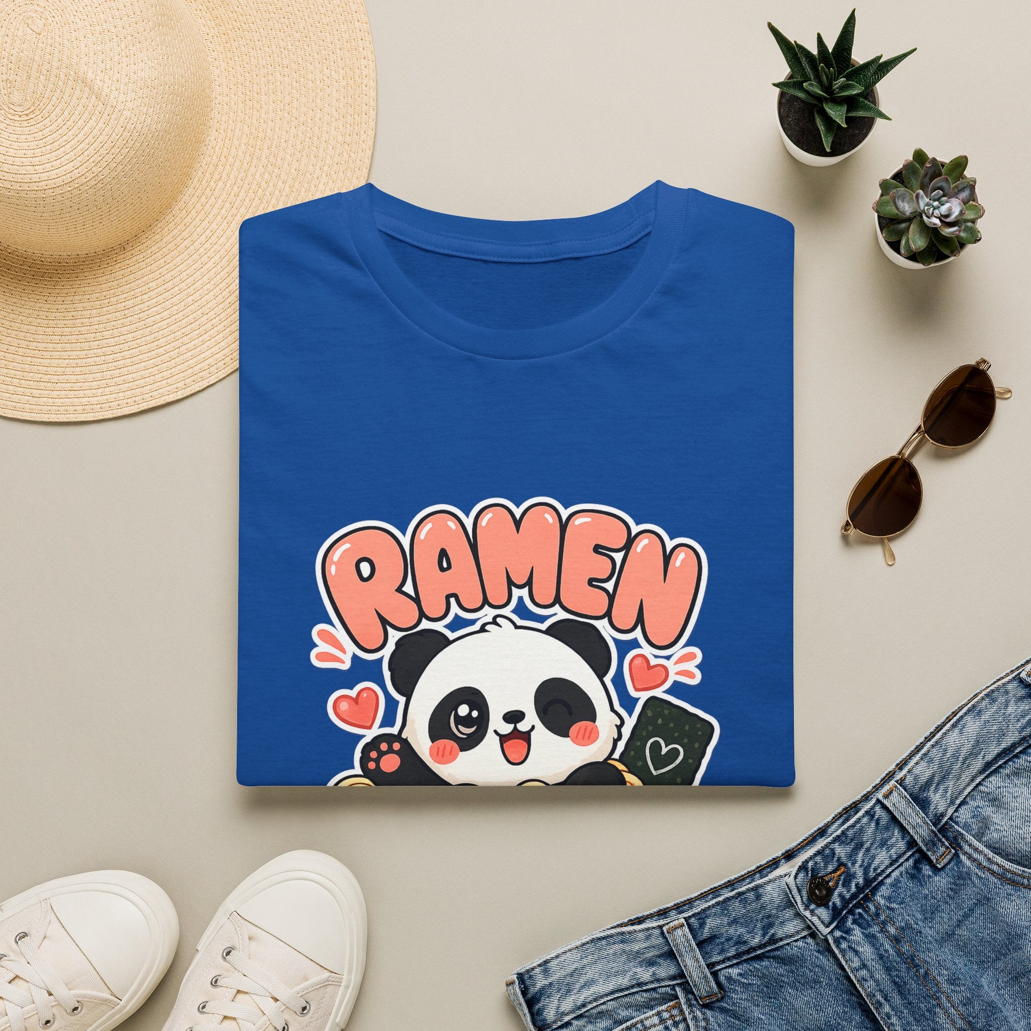 Cute Panda Ramen T-Shirt — Kawaii Ramen Bowl Graphic Tee