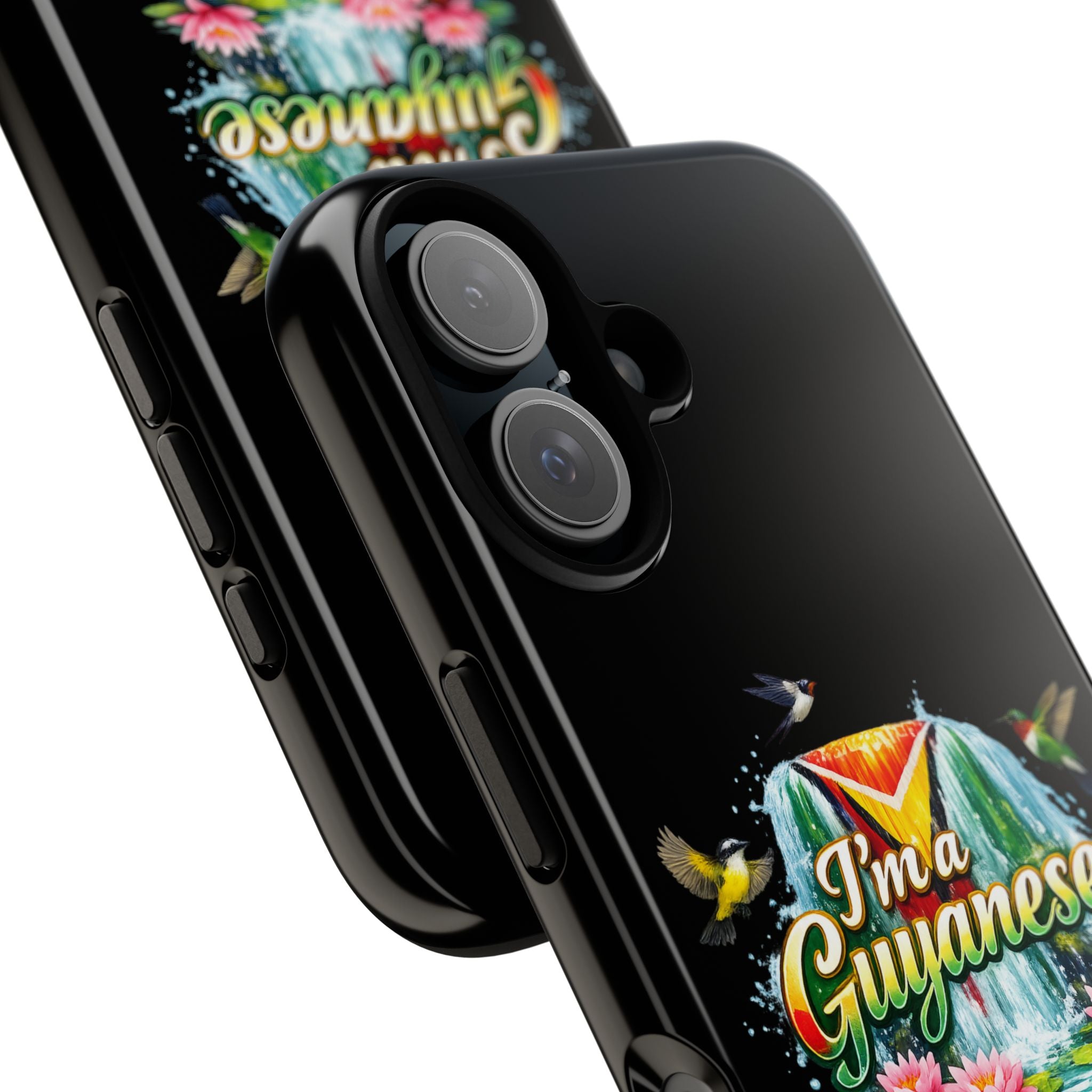 I'm a Guyanese Tough Phone Case — Tropical Waterfall Design, Guyana Pride Gift