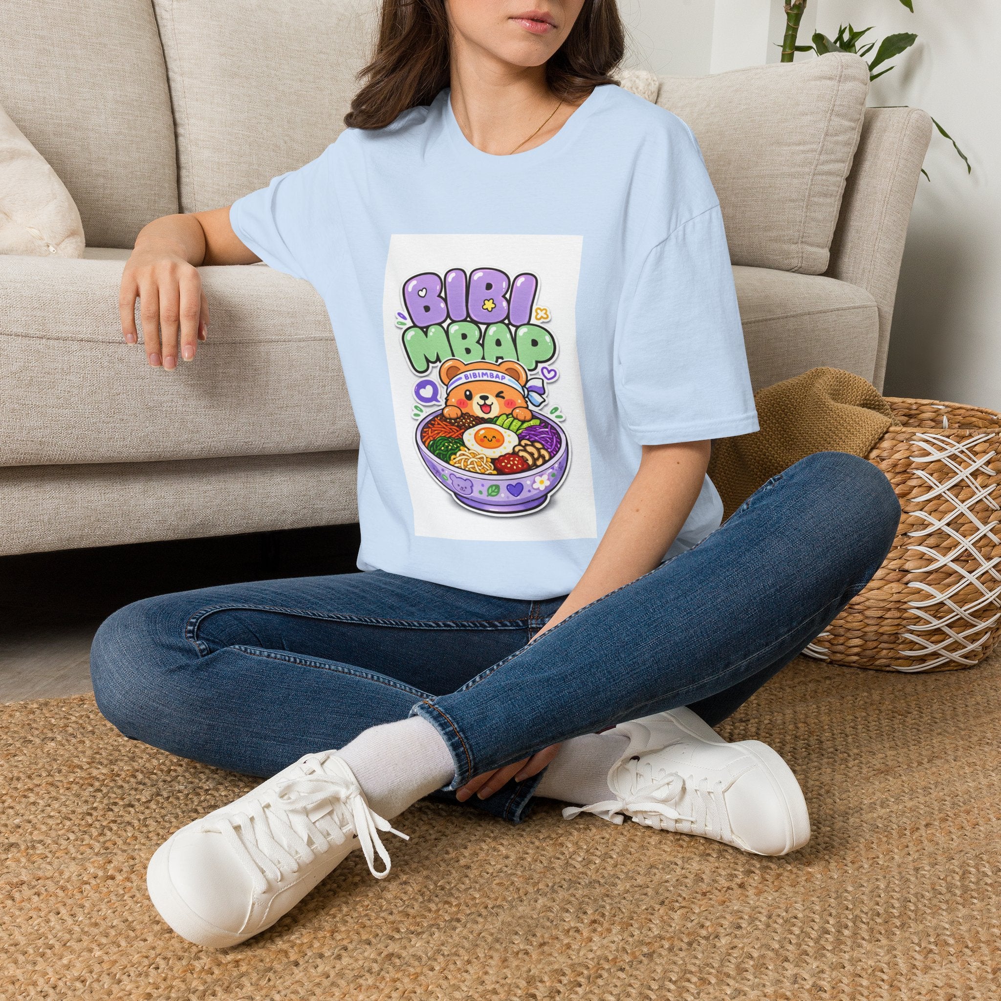Bibi Mbap Cute Ramen T-Shirt — Kawaii Bowl Graphic Tee