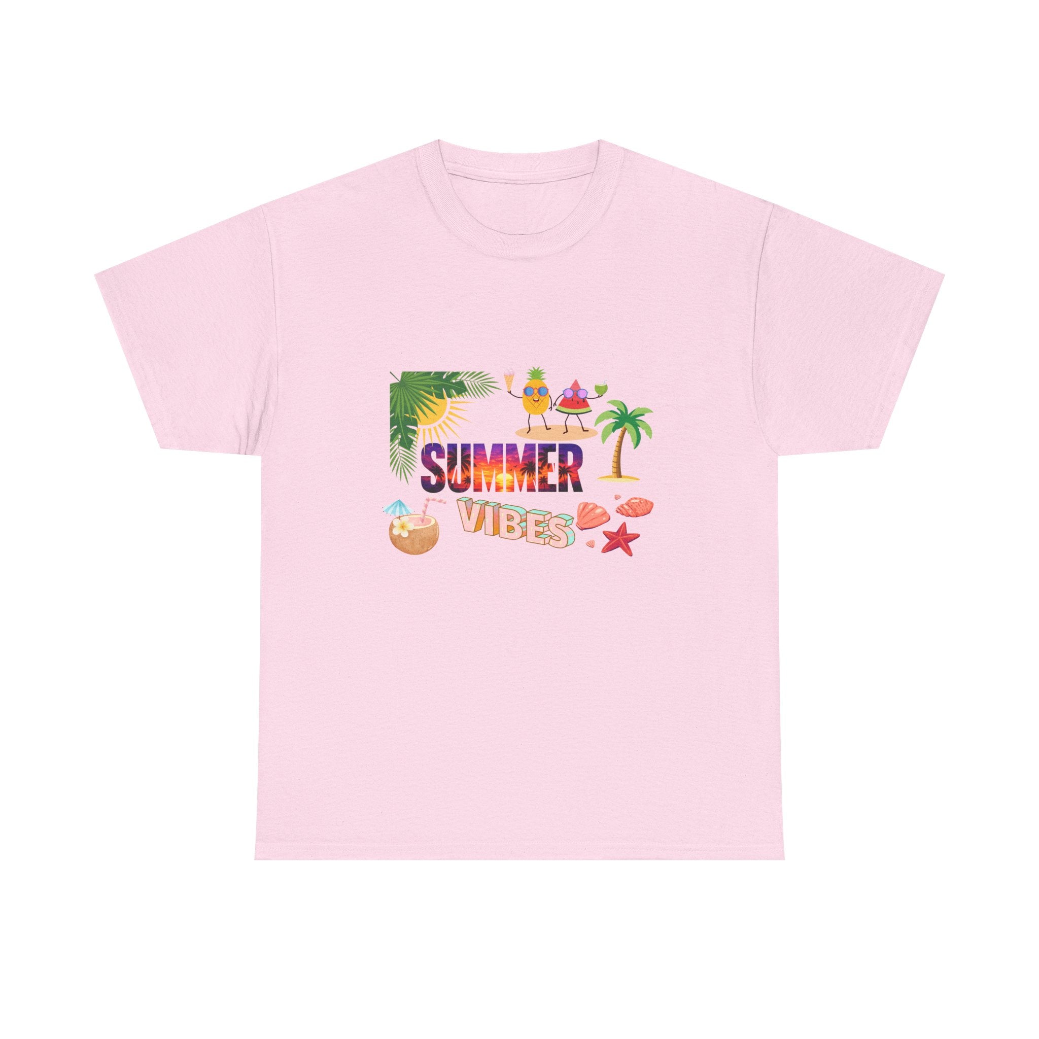Summer Vibes T-Shirt — Tropical Beach Graphic Tee