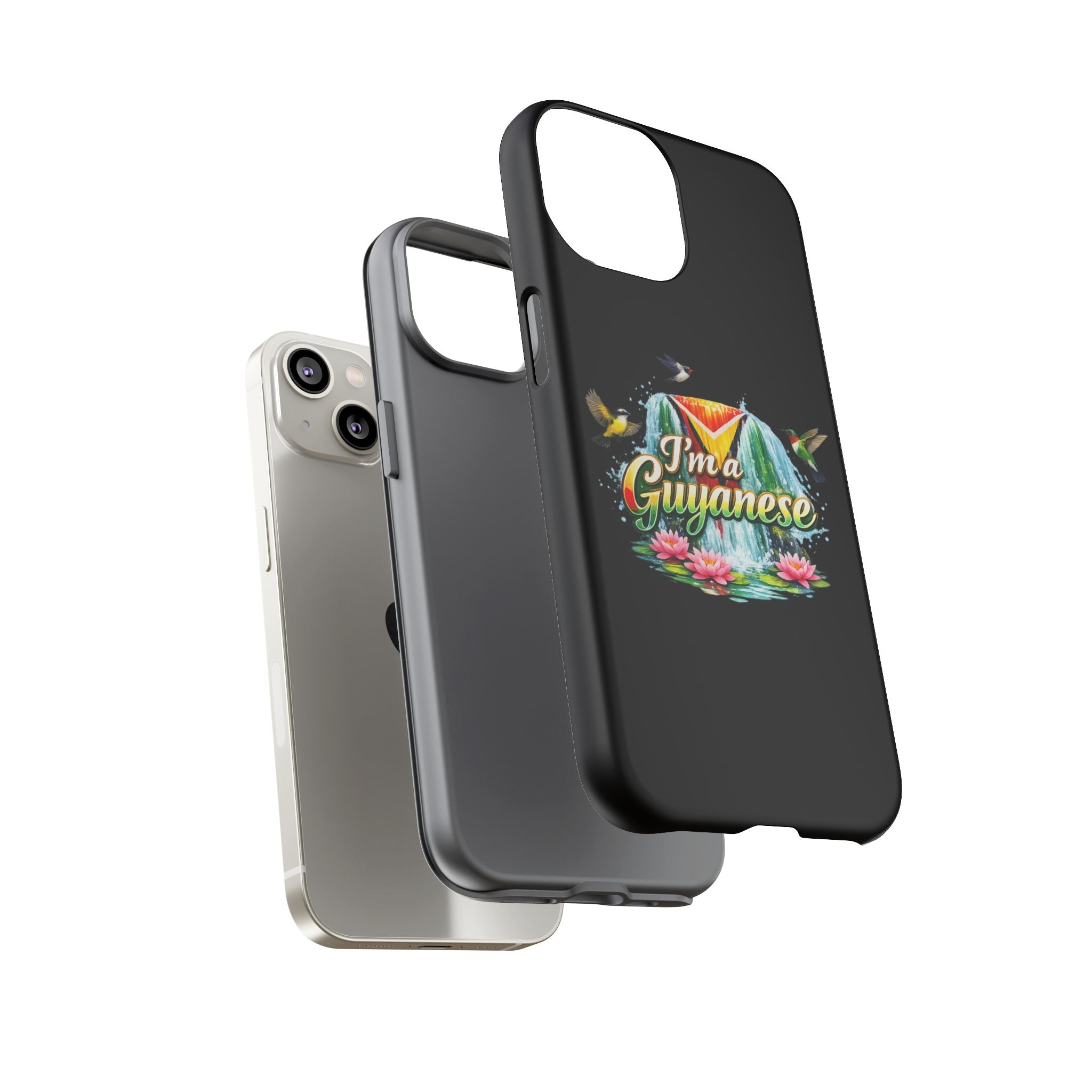I'm a Guyanese Tough Phone Case — Tropical Waterfall Design, Guyana Pride Gift