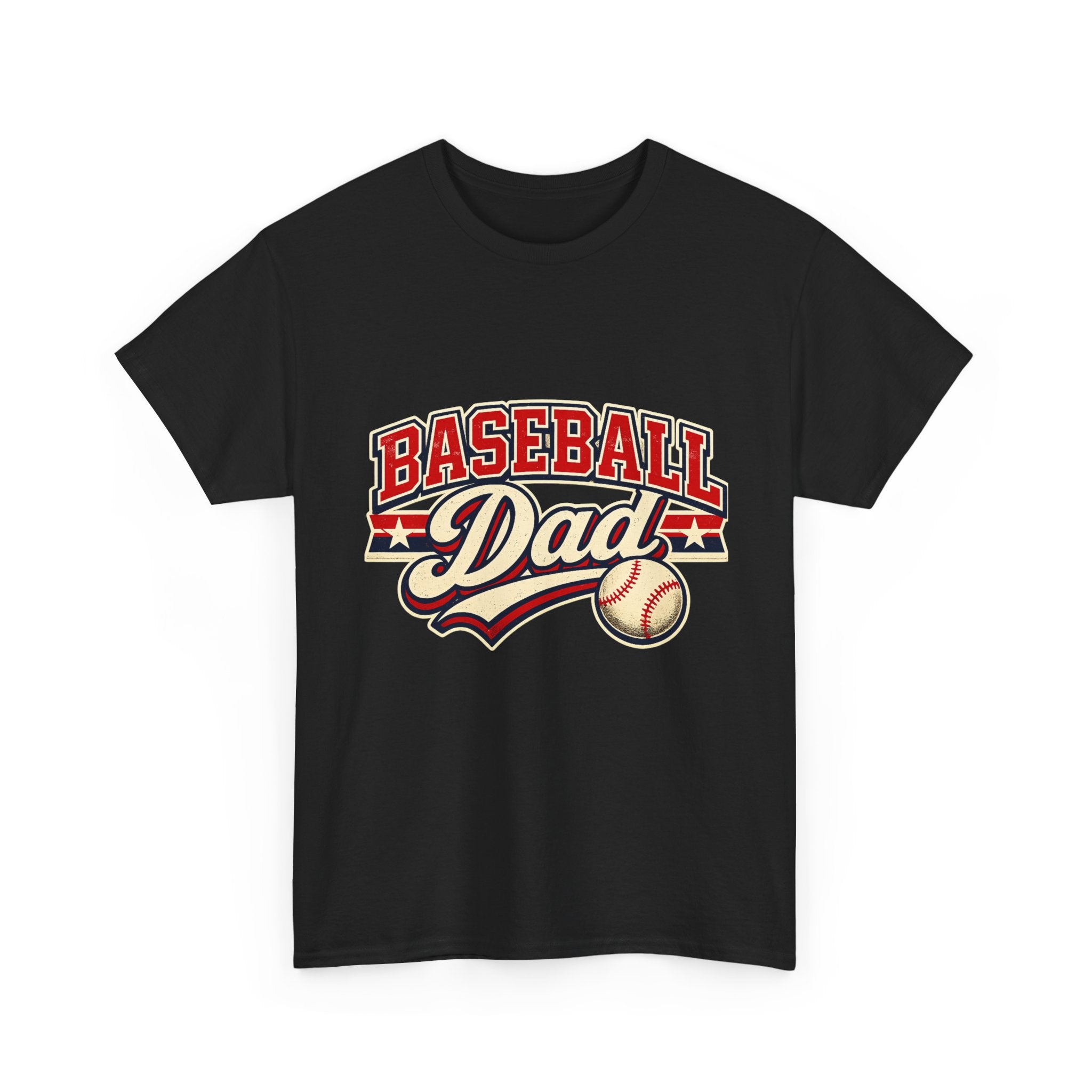 Baseball Dad T-Shirt — Vintage Baseball Dad Tee for Fathers, Father’s Day Gift