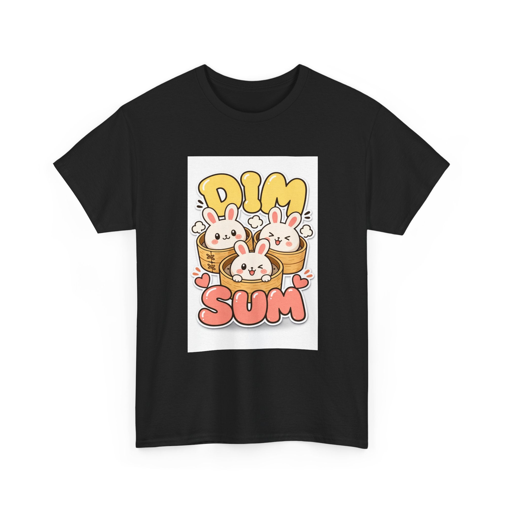 Dim Sum Bunny Tee — Cute Kawaii Dumpling Graphic T-Shirt