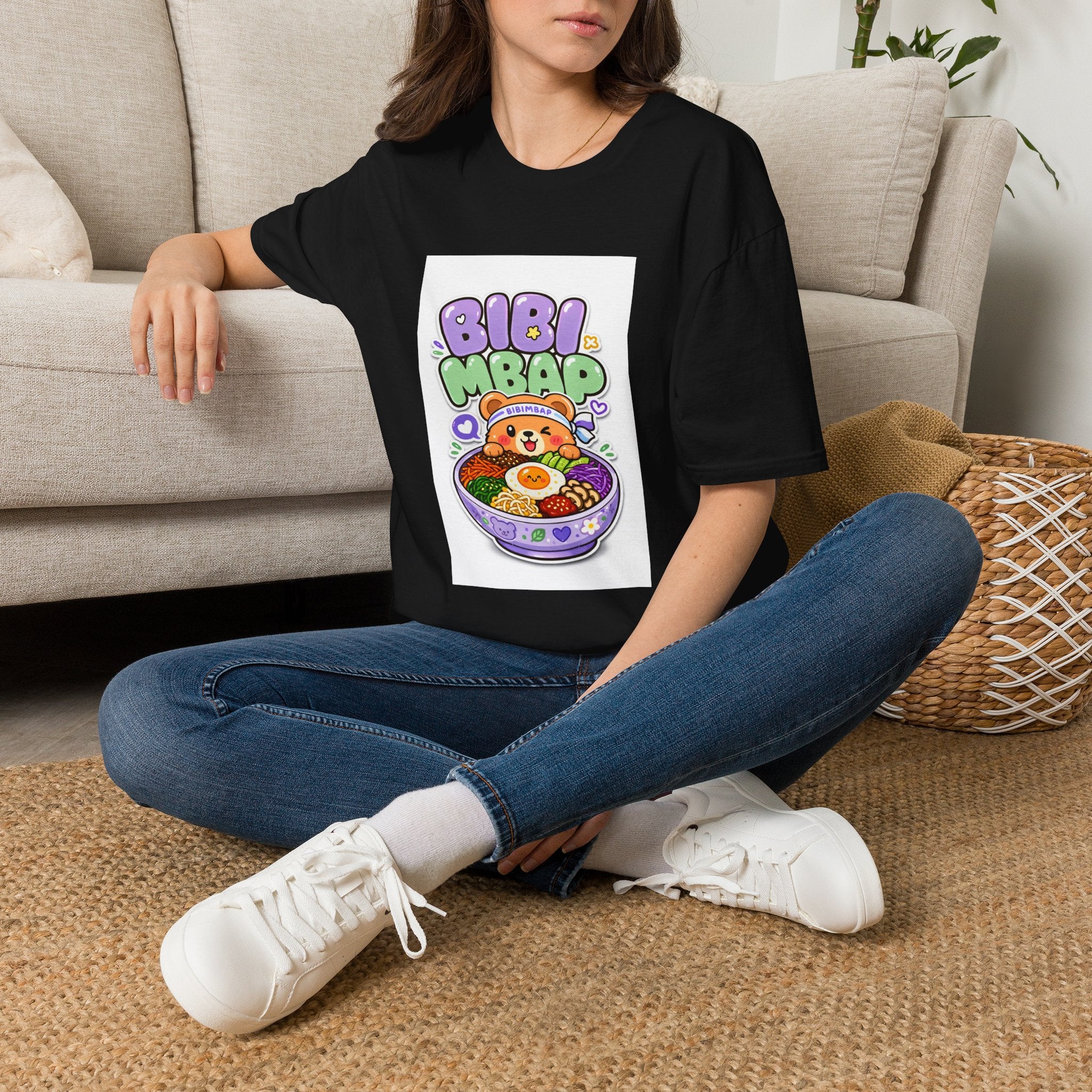 Bibi Mbap Cute Ramen T-Shirt — Kawaii Bowl Graphic Tee