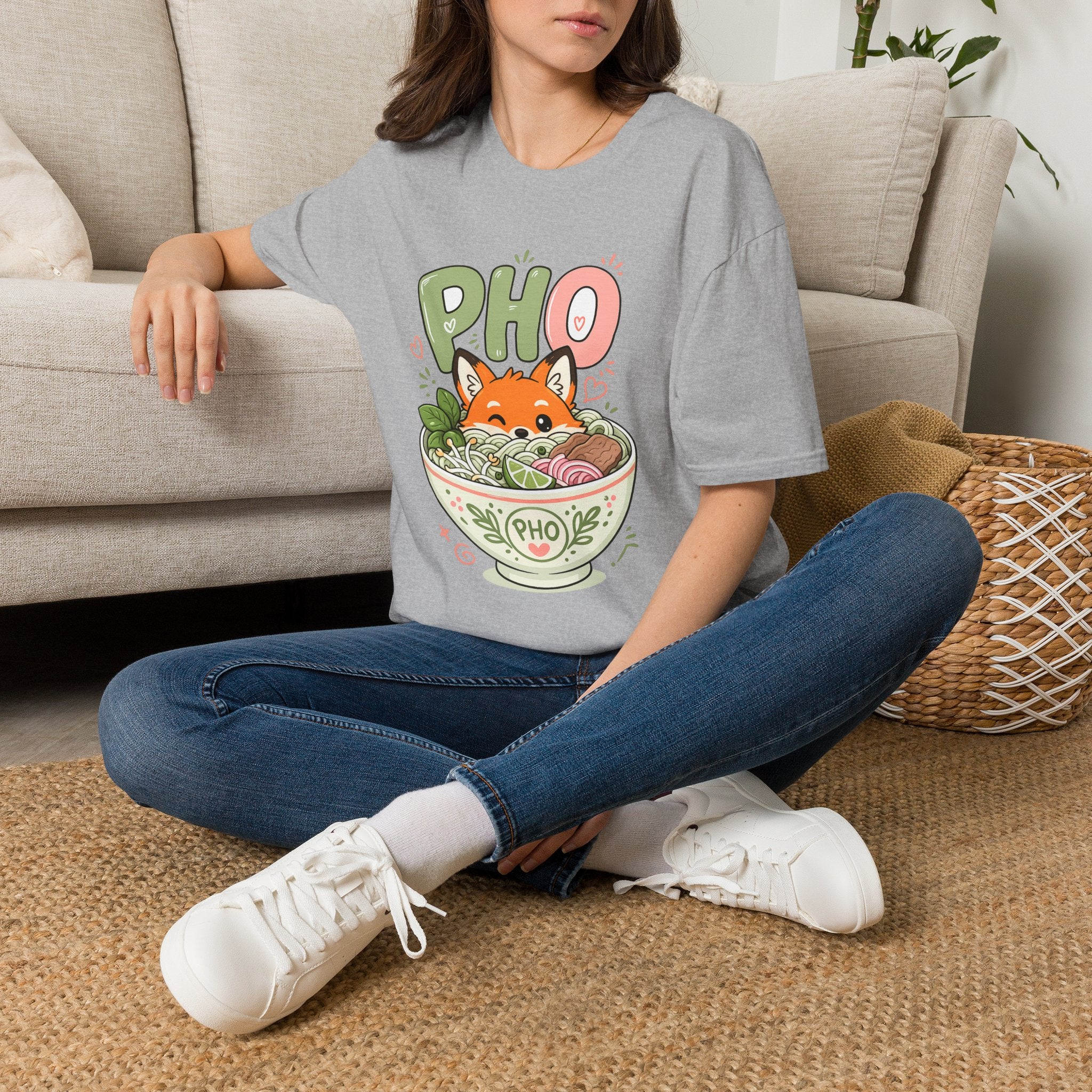 Pho T-Shirt — Cute Ramen Bowl Graphic Tee for Foodies