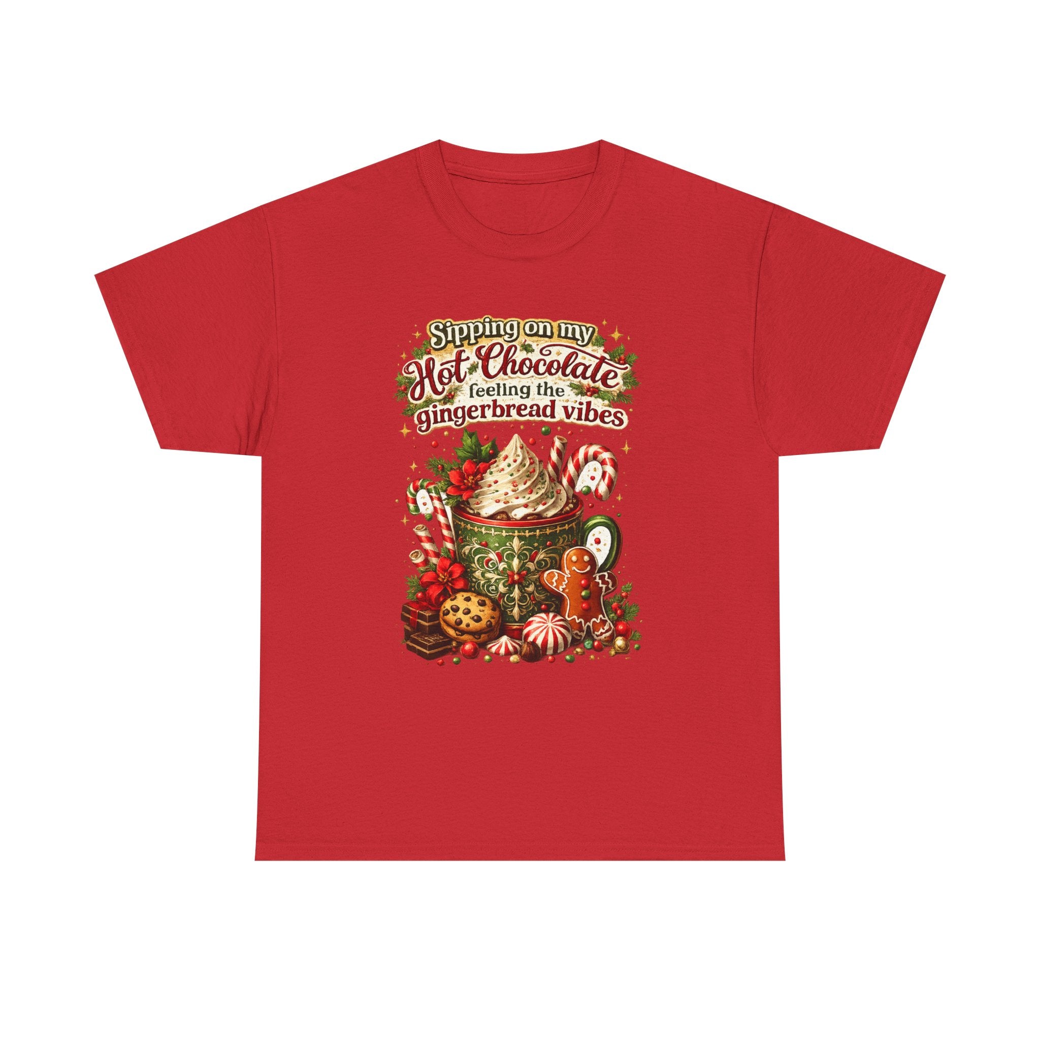 Hot Chocolate & Gingerbread Holiday T-Shirt