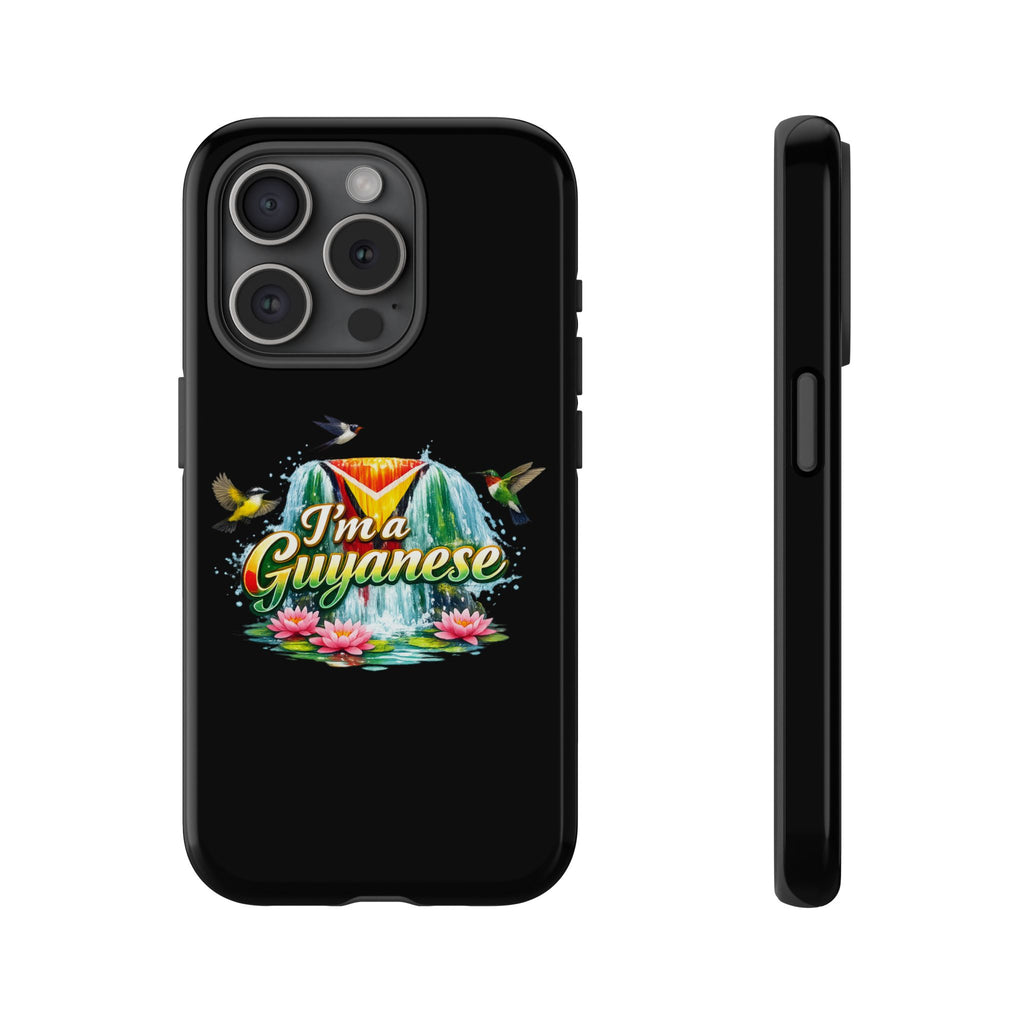 I'm a Guyanese Tough Phone Case — Tropical Waterfall Design, Guyana Pride Gift