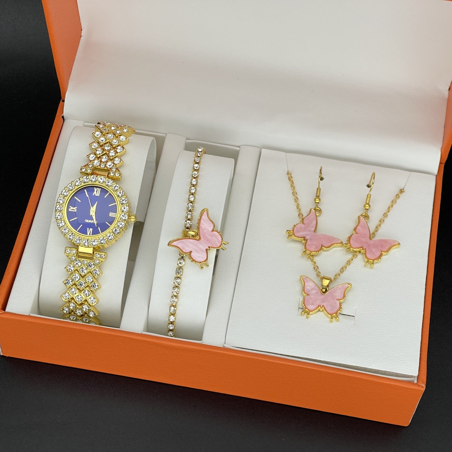 Fashion Ladies watch suit elegant quartz watch hot explosive jewelry bracelet suit