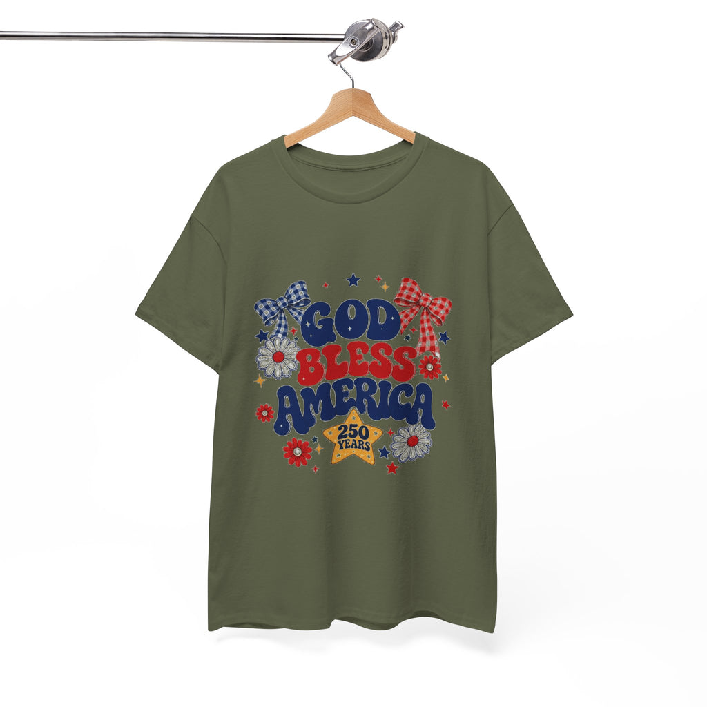 God Bless America Tee — Patriotic 4th of July USA Shirt