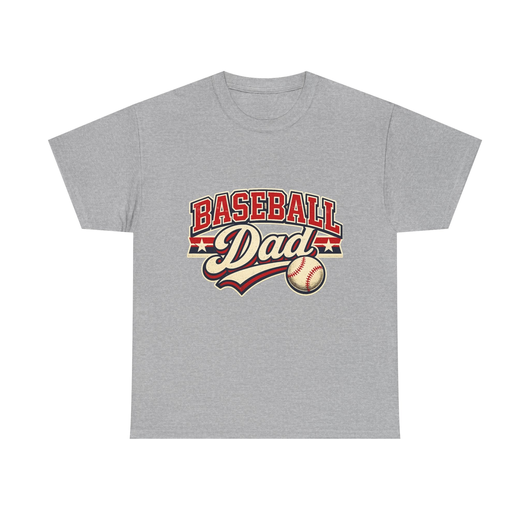 Baseball Dad T-Shirt — Vintage Baseball Dad Tee for Fathers, Father’s Day Gift