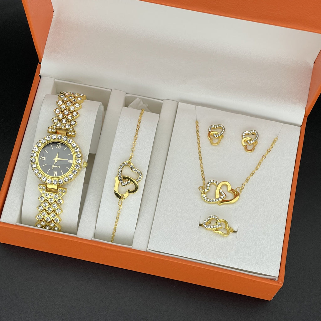 Fashion Ladies watch suit elegant quartz watch hot explosive jewelry bracelet suit
