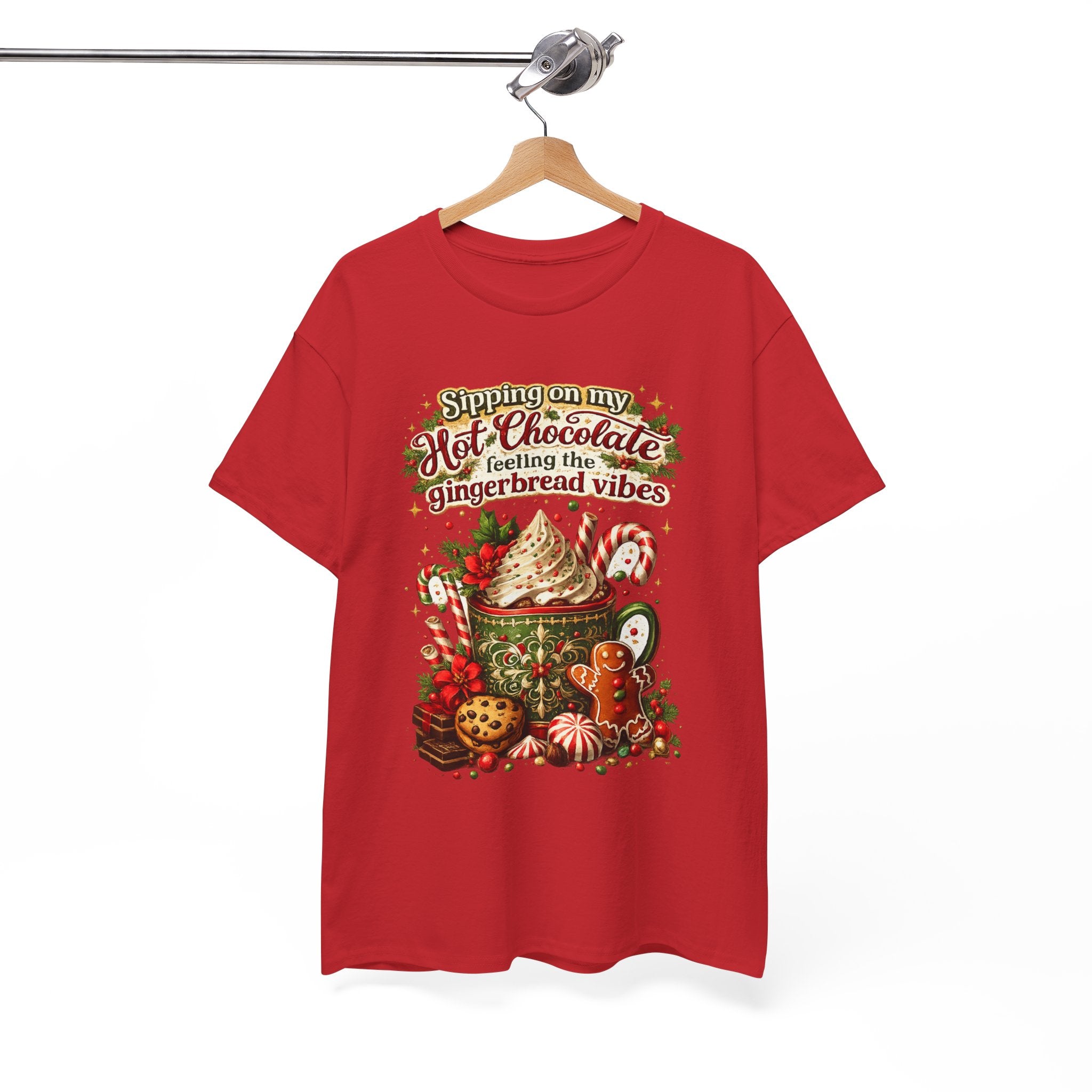 Hot Chocolate & Gingerbread Holiday T-Shirt