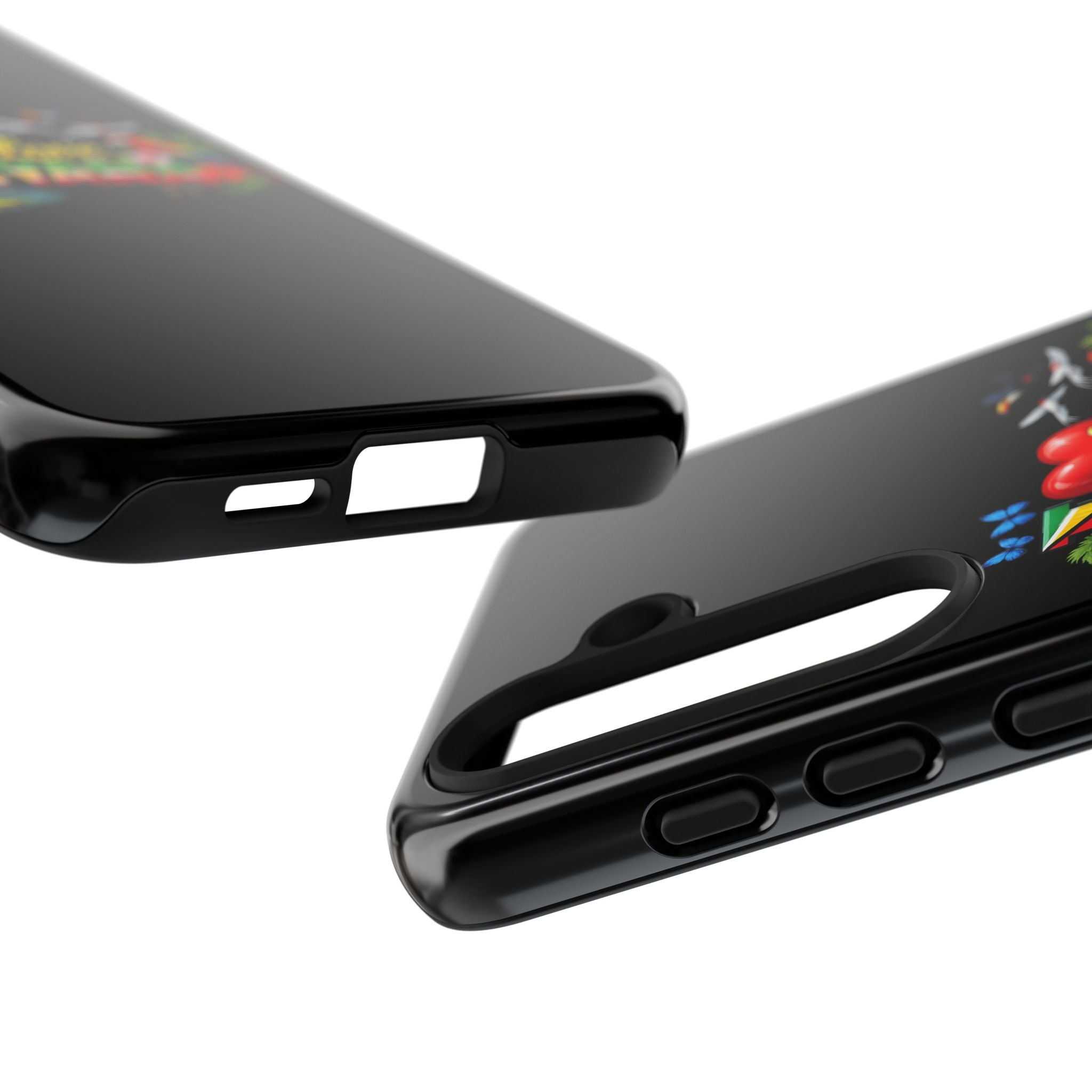 Phone case I Love Guyana Phone Case — Tough Protective Tropical Flag Design