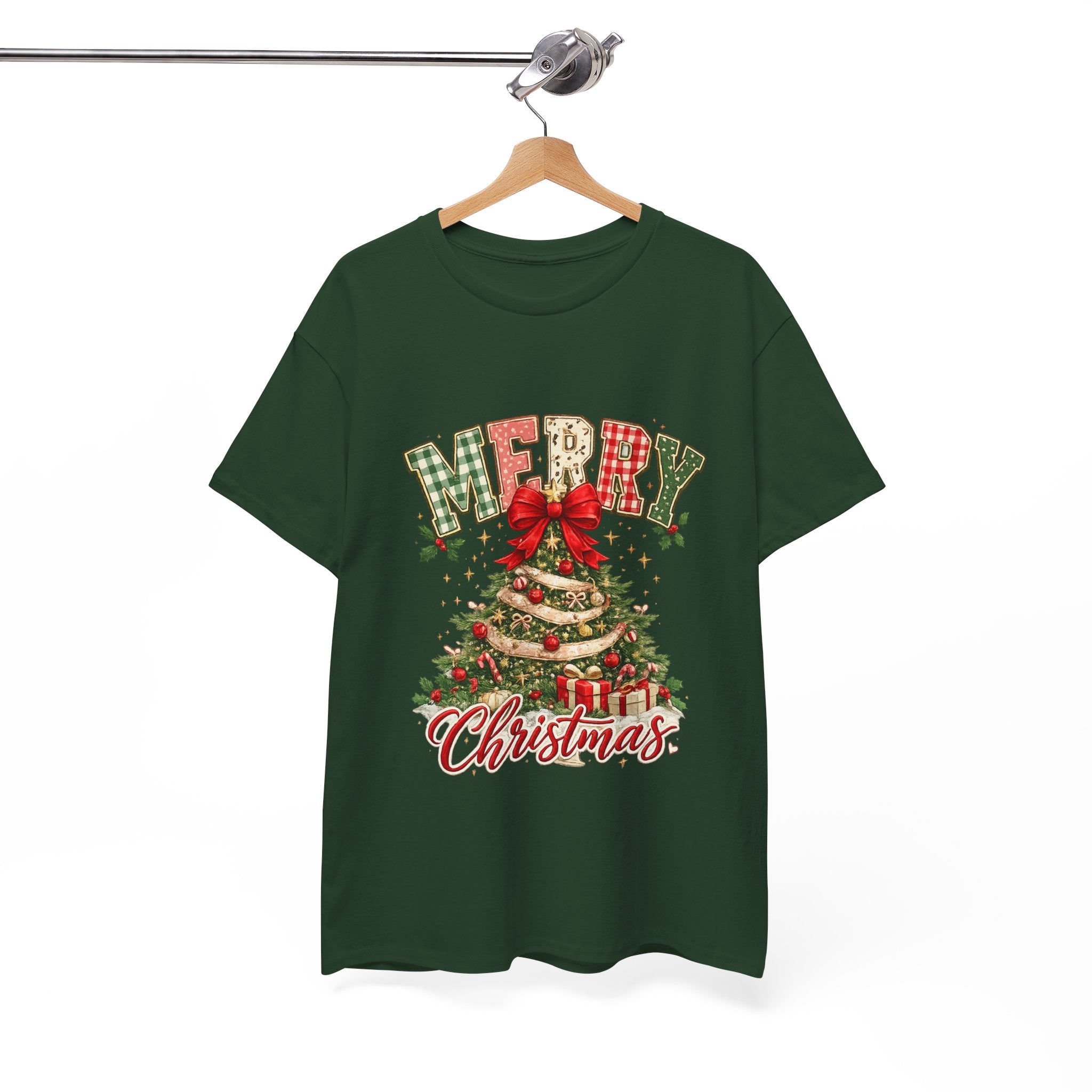 "Merry Christmas" T-Shirts Christmas tree tee