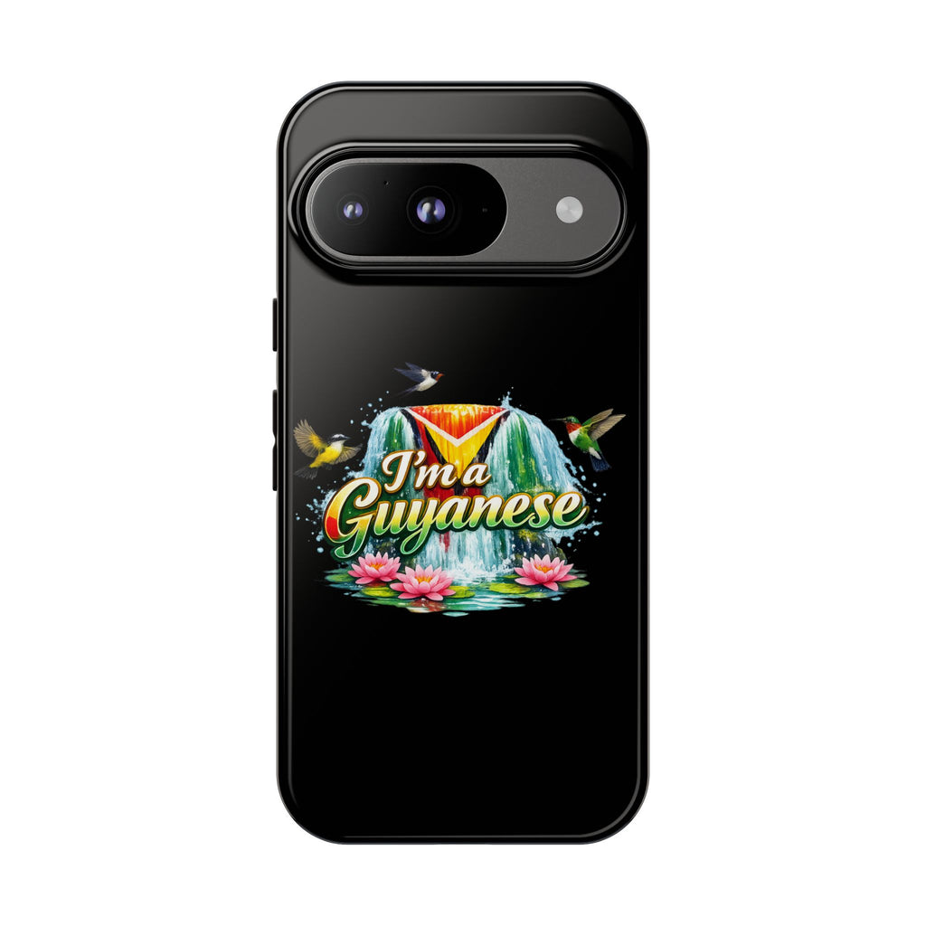 I'm a Guyanese Tough Phone Case — Tropical Waterfall Design, Guyana Pride Gift