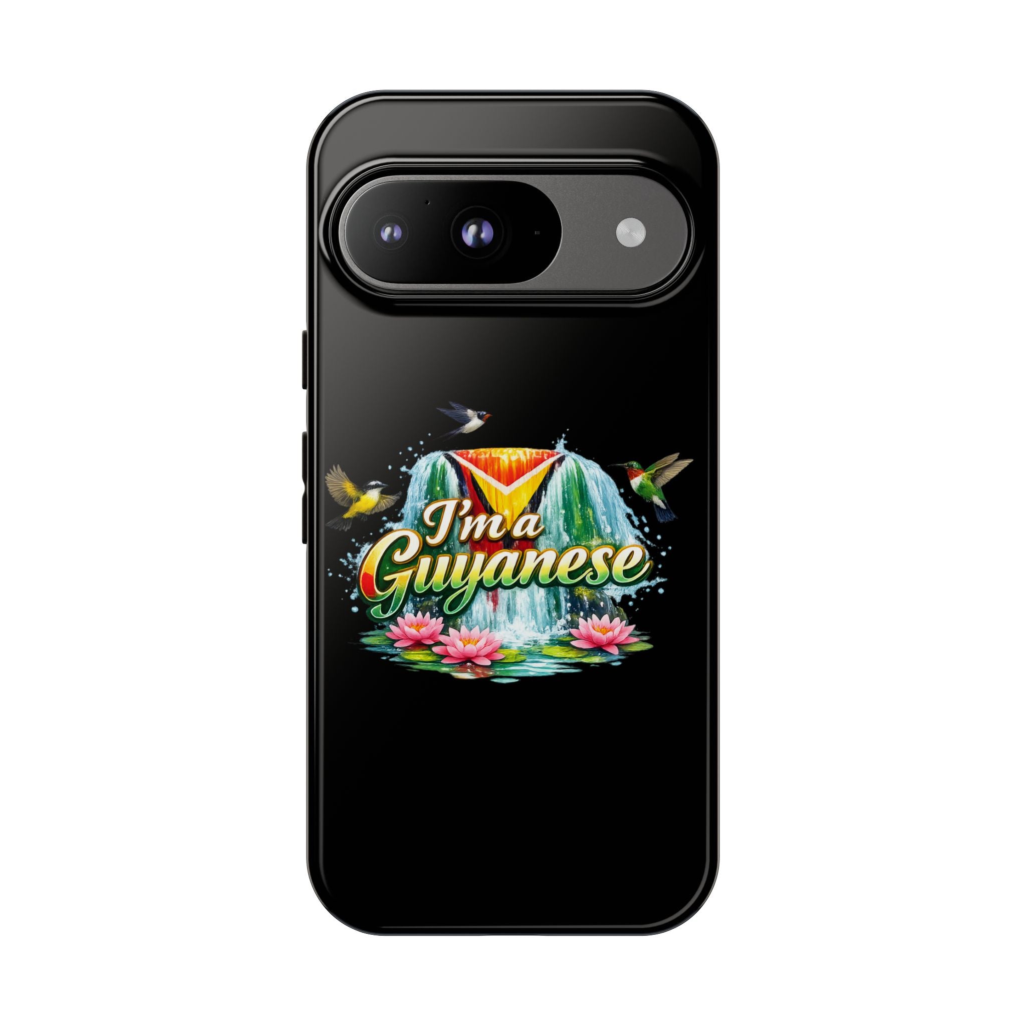 I'm a Guyanese Tough Phone Case — Tropical Waterfall Design, Guyana Pride Gift