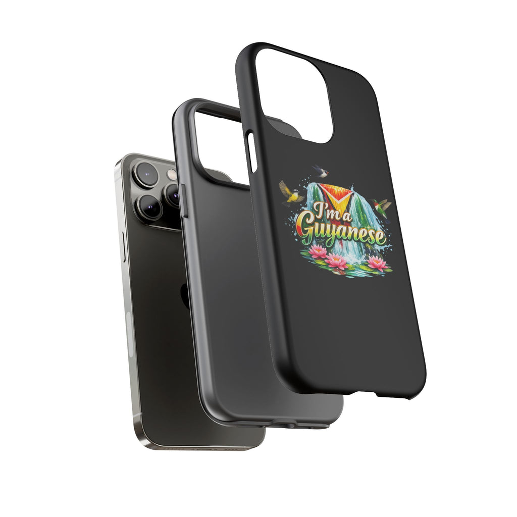 I'm a Guyanese Tough Phone Case — Tropical Waterfall Design, Guyana Pride Gift