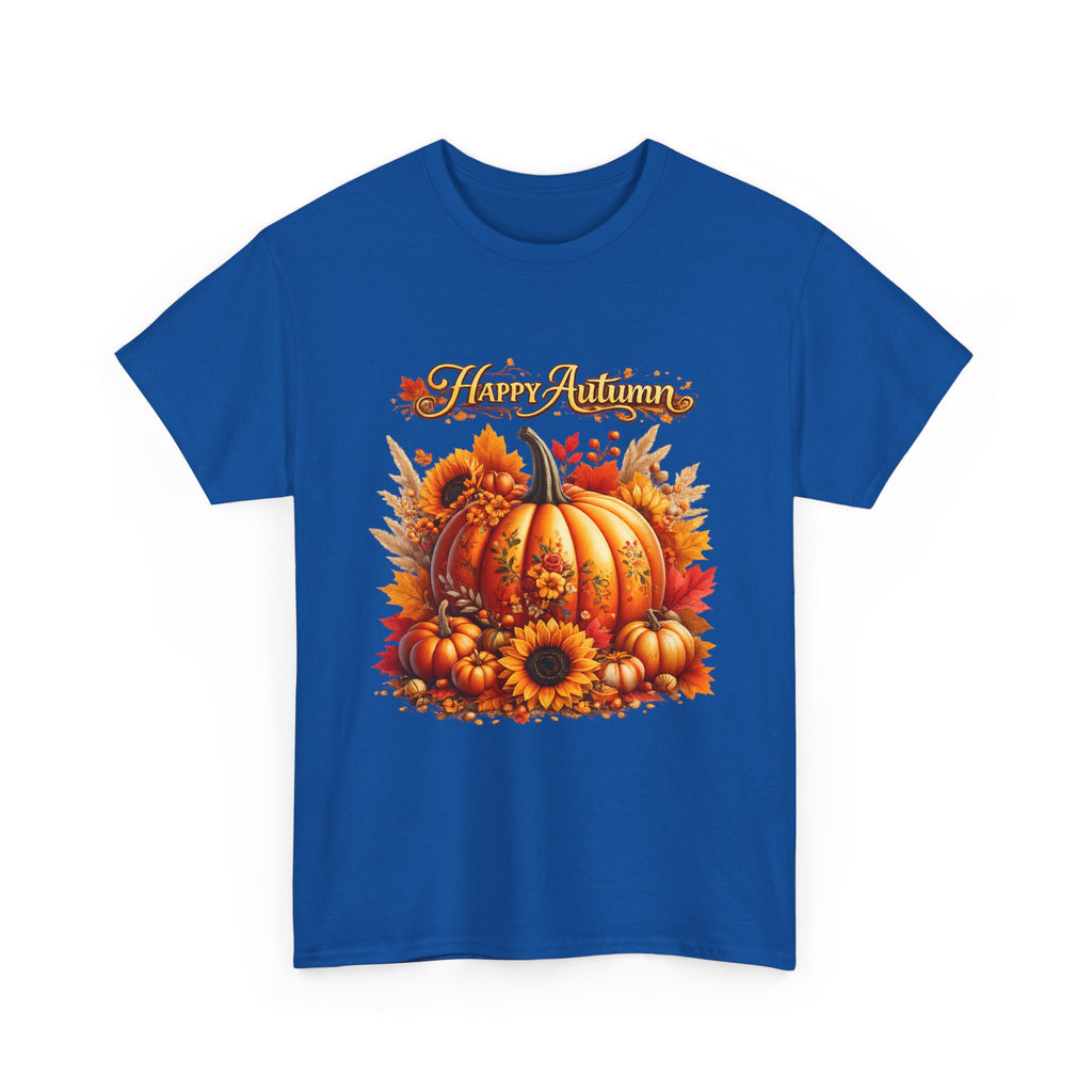 Autumn Pumpkin Tee – "Happy Autumn" Fall Harvest T-Shirt